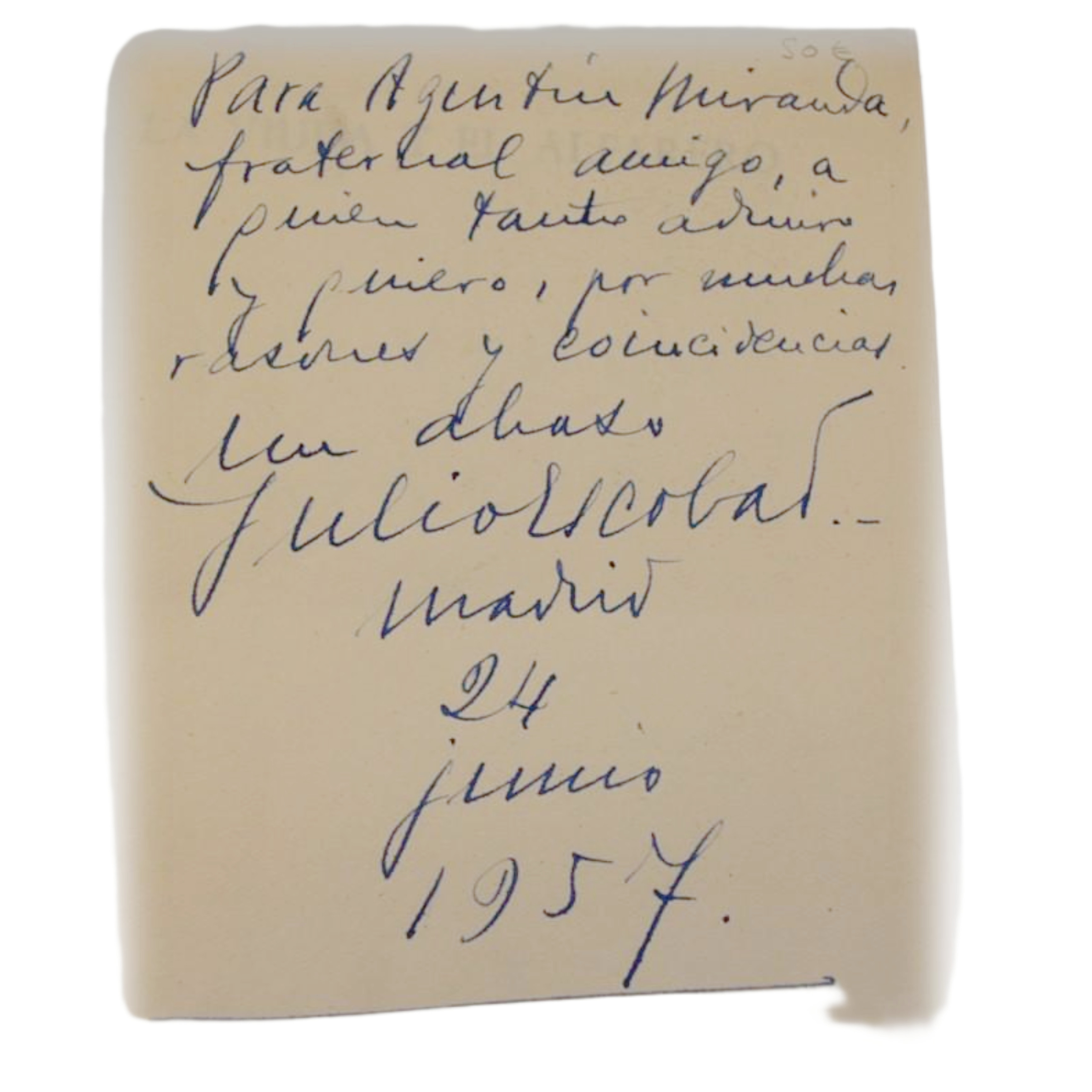 JULIO ESCOBAR - LA VIUDA Y EL ALFARERO (1ª EDICIÓN) - 1957