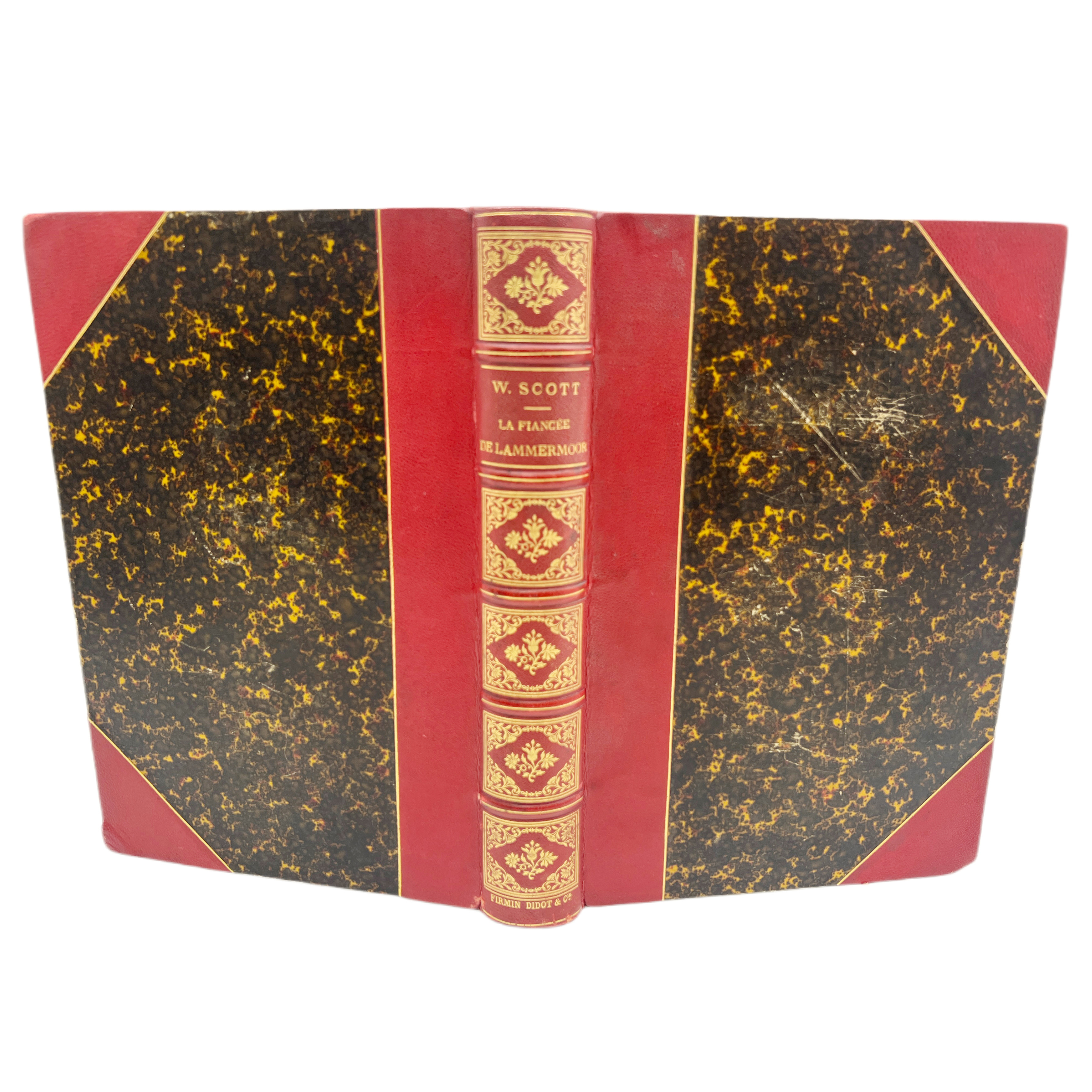 LA FIANCÉE DE LAMMERMOOR SUIVI DU NAIN NOIR (WALTER SCOTT ILLUSTRÉ) TRADUCTION PAR M. L. DAFFRY DE LA MONNOYE DESSINS DE MM. BROWN, GODEFROY DURAND, ERIZ, C. GILBERT, MONTADER, RIOU ET VIDAL.