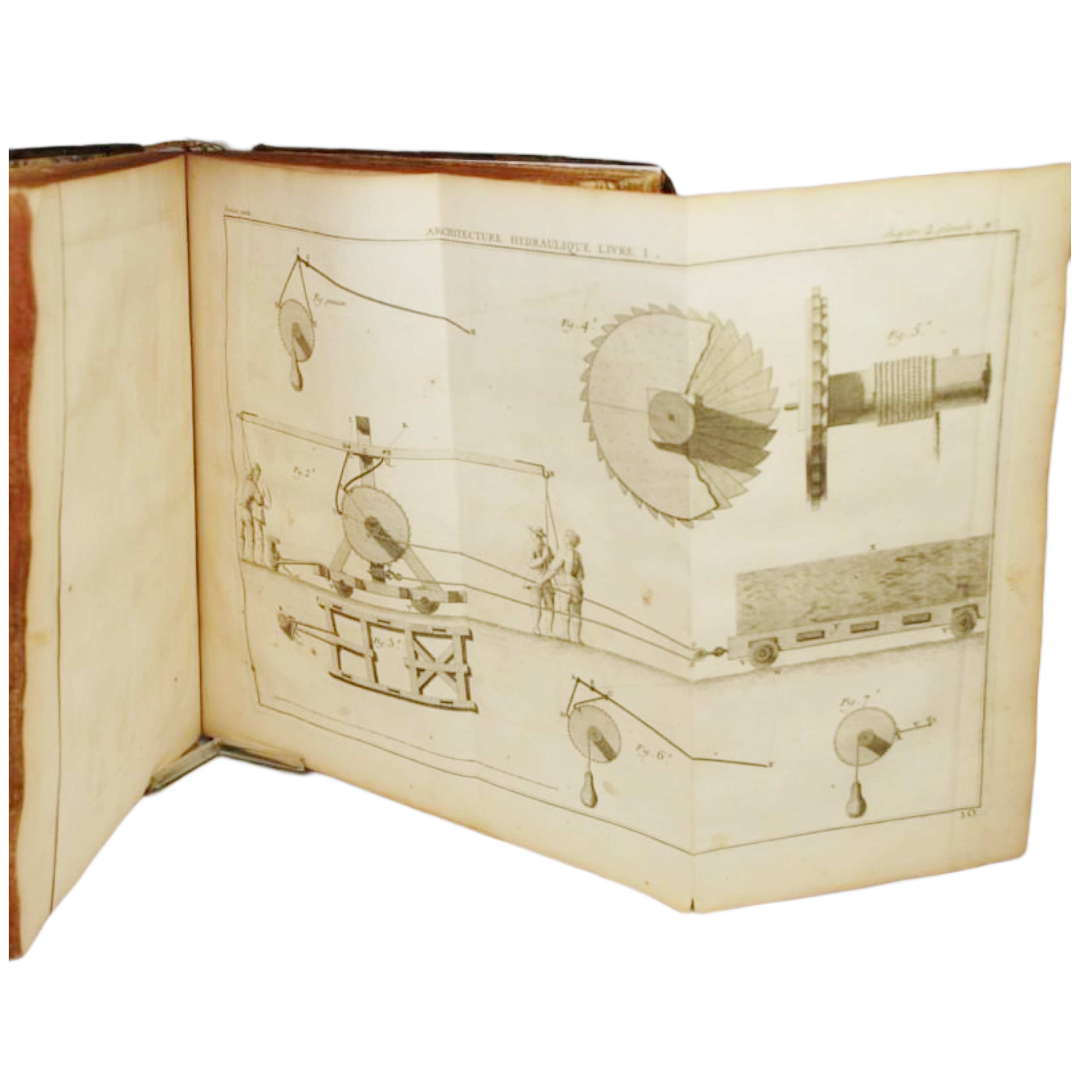 ARCHITECTURE HYDRAULIQUE OU L'ART DE CONDUIRE D'ELEVER ET DE MENAGER LES EAUX POUR LES DIFFERENS BESOINS DE LA VIE