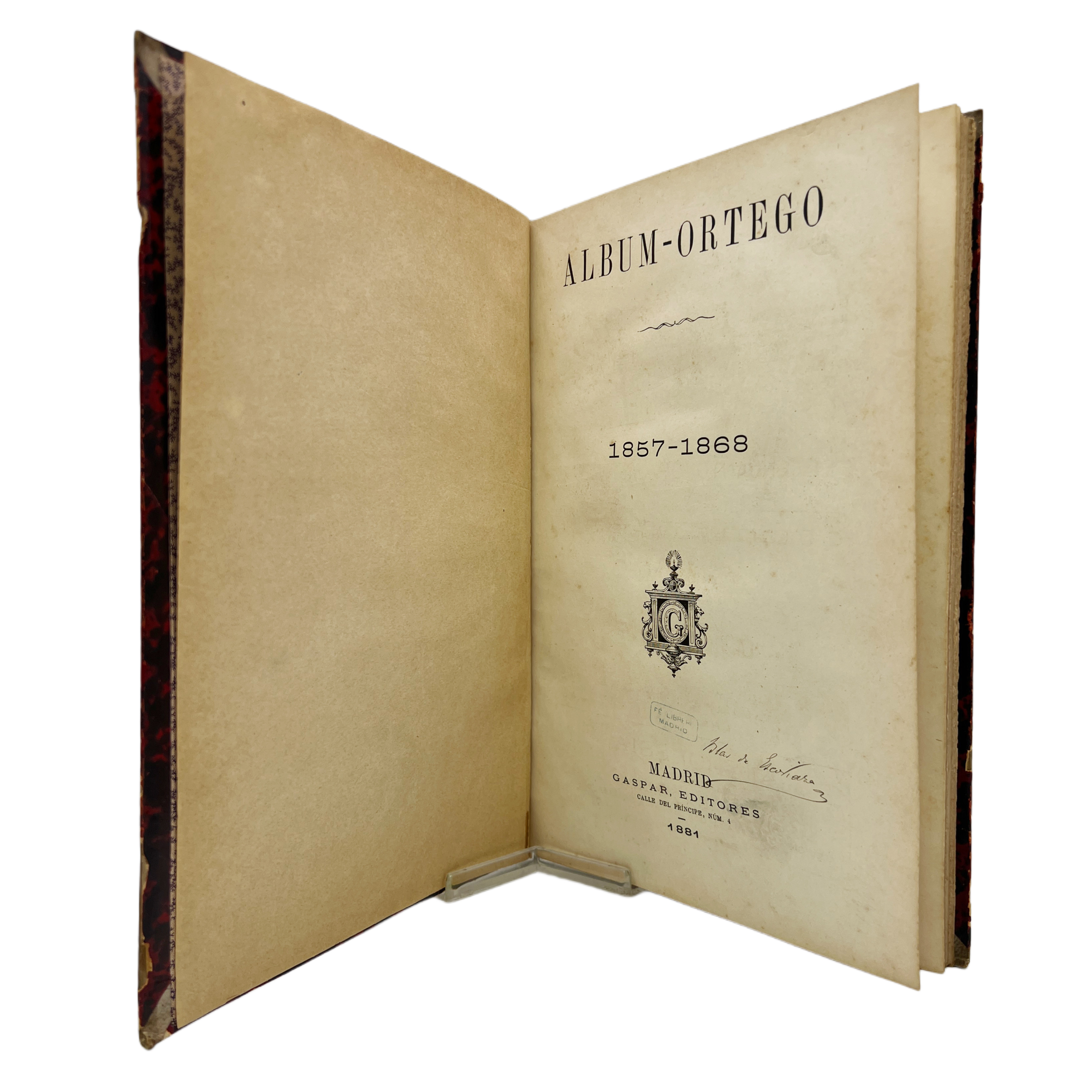 ALBUM ORTEGO. PRIMERA Y SEGUNDA PARTE.