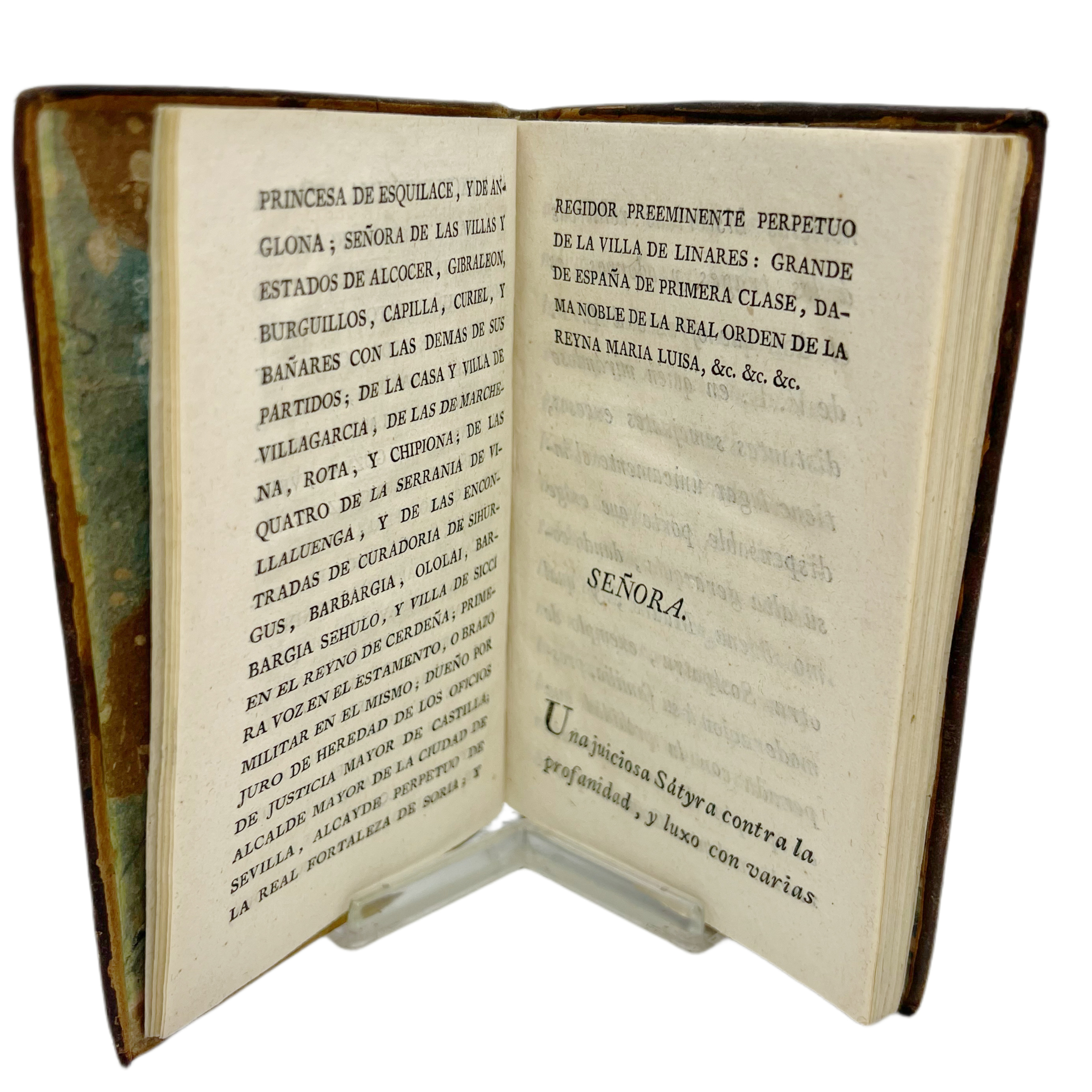 INVECTIVA CONTRA EL LUXO, SU PROFANIDAD Y EXCESOS POR MEDIO DE PROPIAS REFLEXIONES QUE PERSUADEN SU INUTILIDAD. DESCRIPCIÓN DE LOS TRAGES Y ADORNOS DE DIVERSAS NACIONES, ESPECIALMENTE EN ESPAÑA.