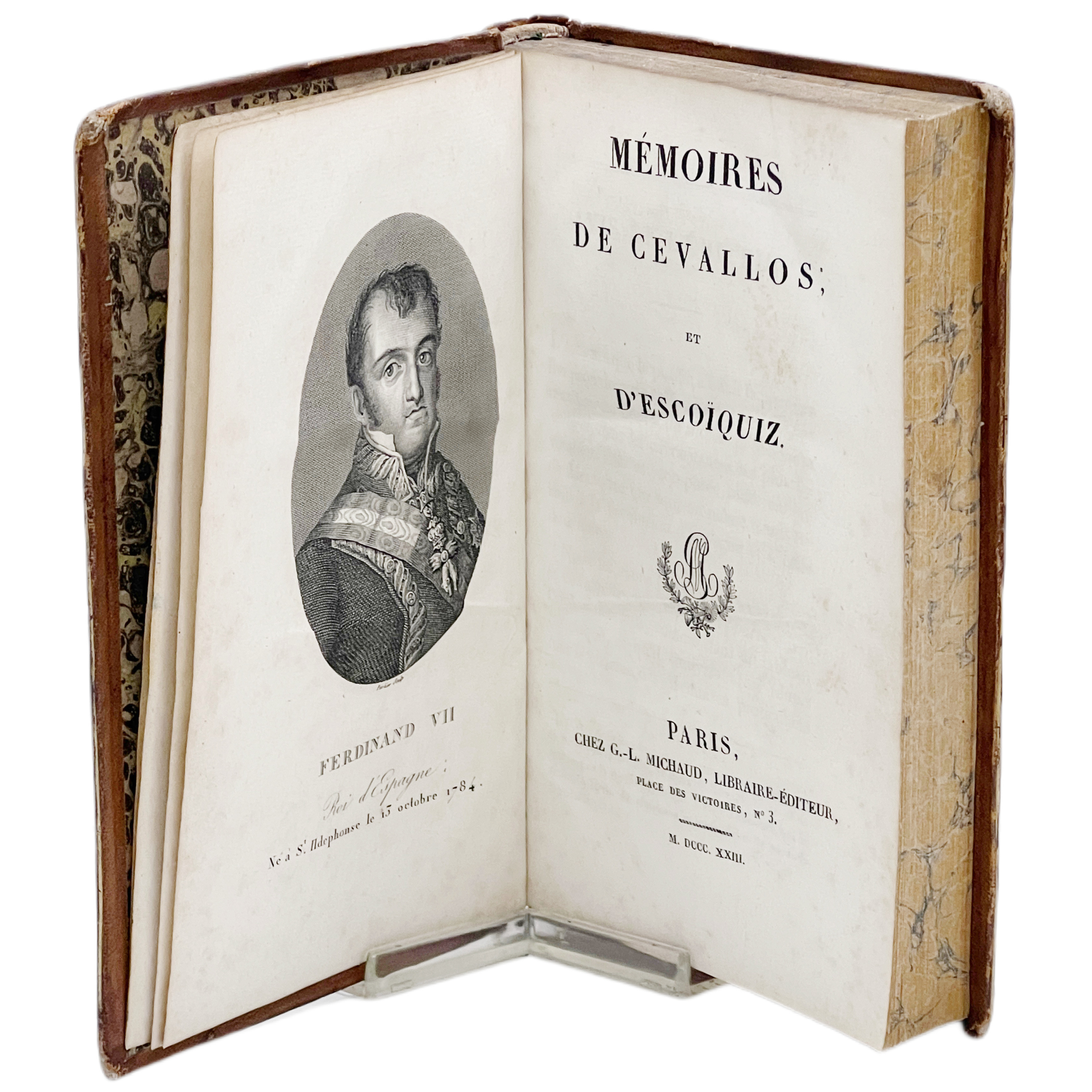 MEMOIRES DE CEVALLOS ET D'ESCOIQUIZ / MEMOIRES DE BARON DE KOLLI ET DE LA REINE D'ESTRURIE / MEMOIRES DE DUHESME DE VAUGHAN, DE D. MARIA RIC ET DE CONTRERAS (COLLECTION COMPLEMENTAIRE DES MEMOIRES RELATIFS A LA RÉVOLUTION FRANÇAISE)