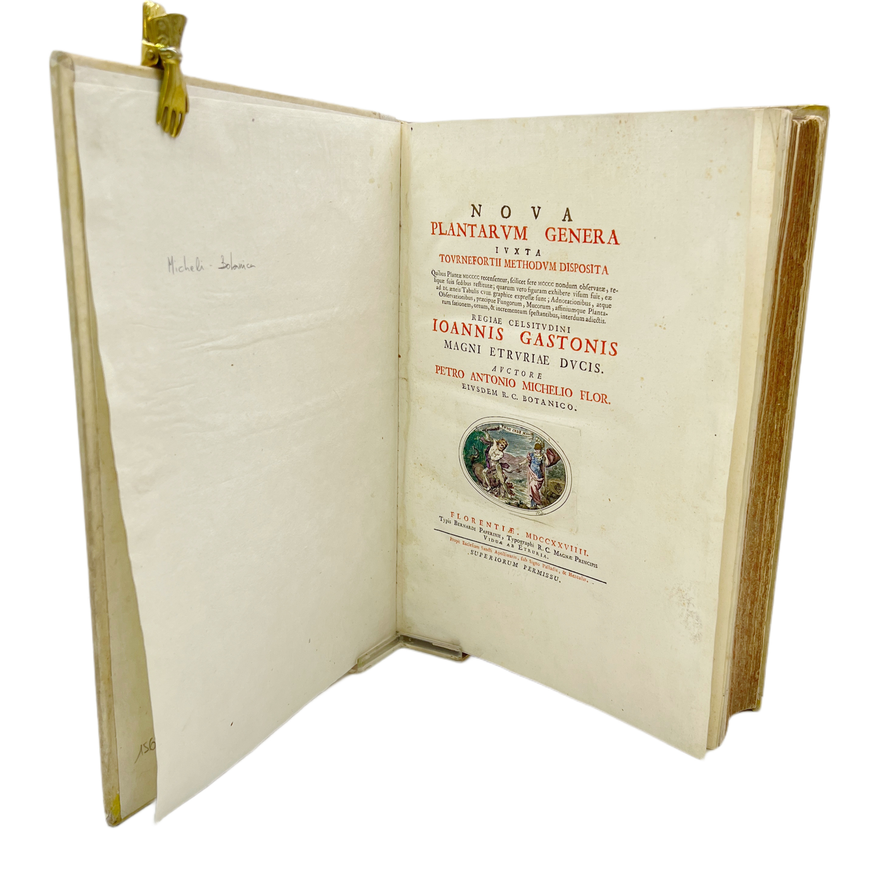 NOVA PLANTARUM GENERA IUXTA TOURNEFORTII METHODUM DISPOSITA QUIBUS PLANTAE MDCCCC RECENSENTUR, SCILICET FERE MCCCC NONDUM OBSERVATAE, RELIQUAE SUIS SEDIBUS RESTITUTAE; QUARUM VERO FIGURAM EXHIBERE VISUM FUIT, EAE AD DL AENEIS TABULIS CVIII. GRAPHICE