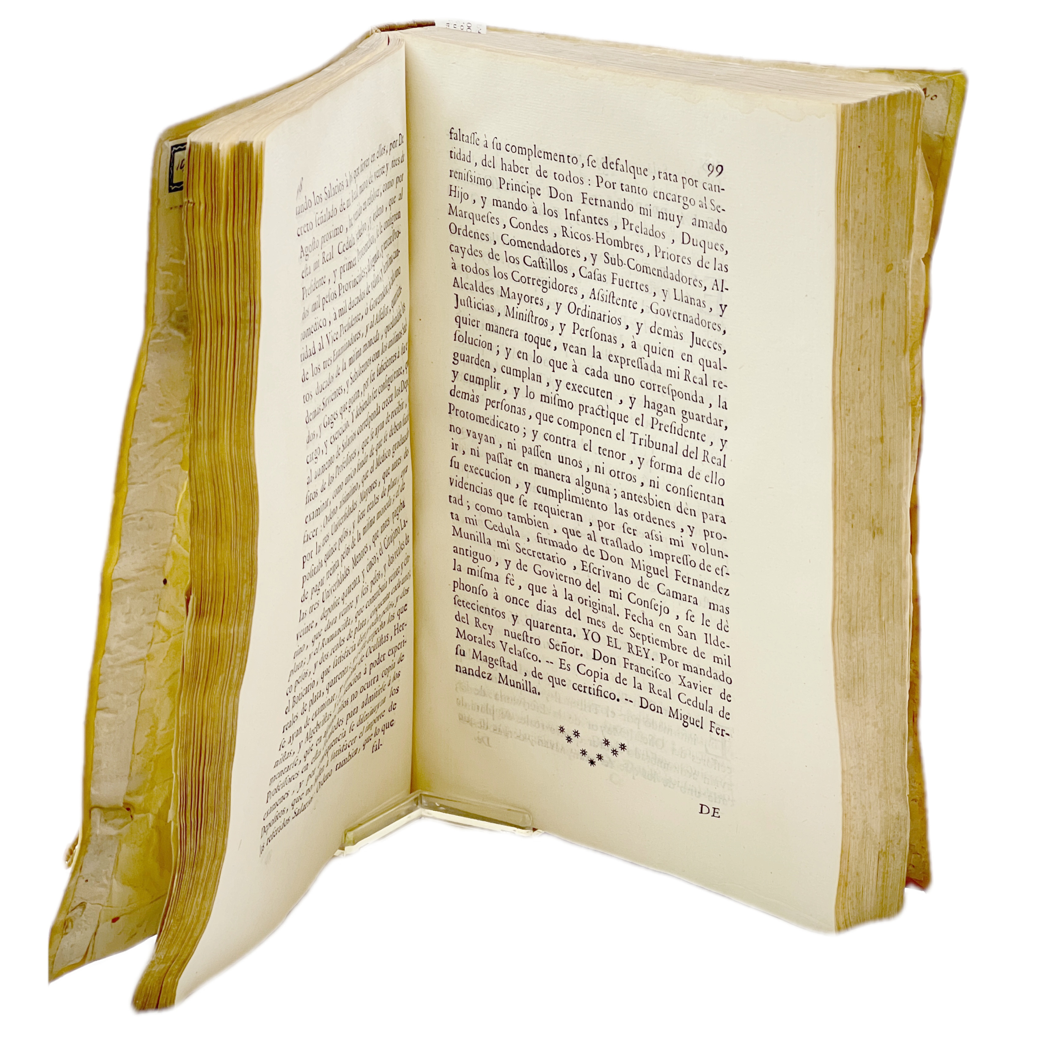 RECOPILACIÓN DE LAS LEYES, PRAGMATICAS REALES, DECRETOS Y ACUERDOS DEL REAL PROTO-MEDICATO HECHA POR ENCARGO Y DIRECCIÓN DEL MSMO REAL TRIBUNAL POR DON MIGUEL EUGENIO MUÑOZ