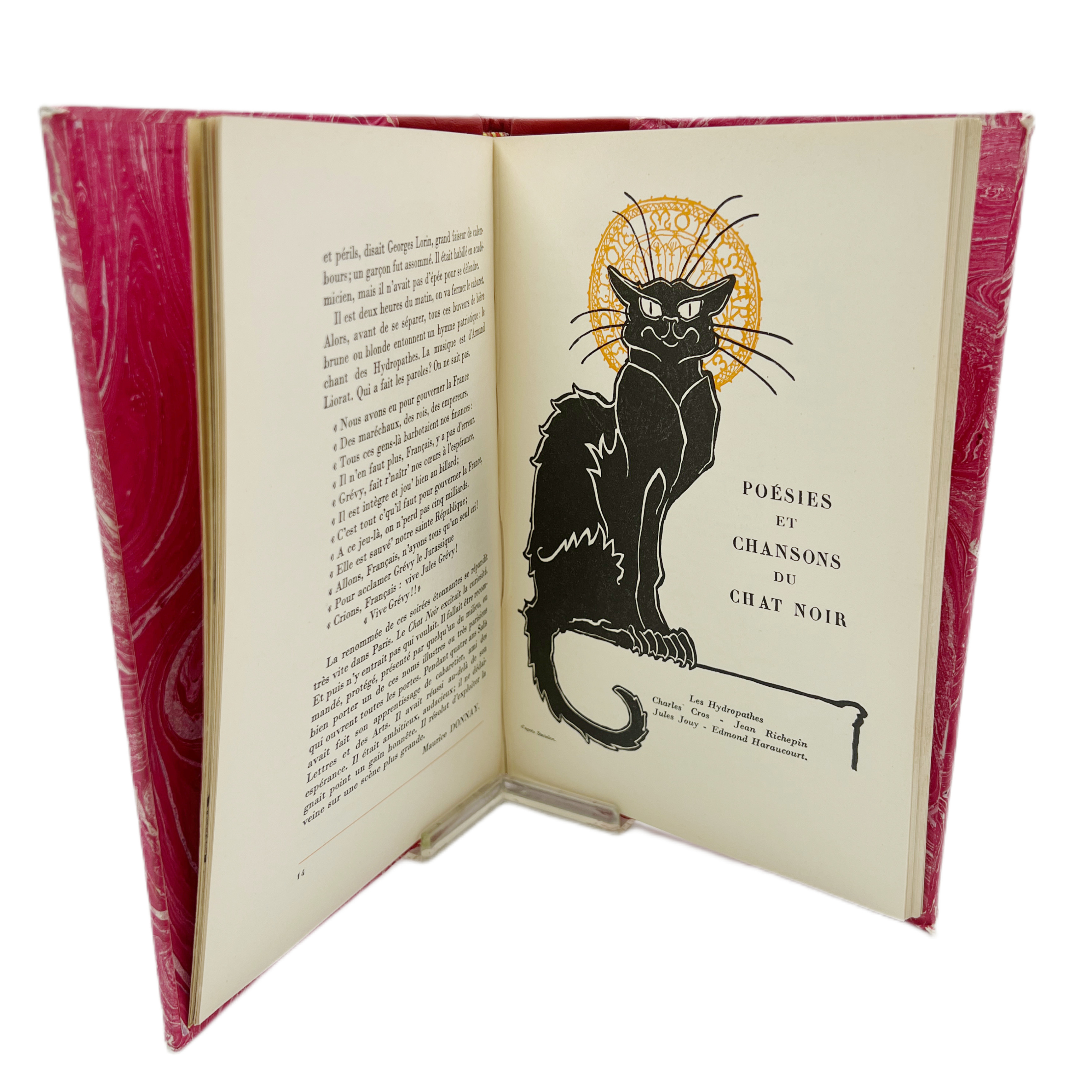 L'ESPRIT MONTMARTROIS PAR MAURICE DONNAY. CHAPITRE 1: LE PREMIER CHAT NOIR. CHAPITRE DEUXIÈME: LE DEUSIÉME CHAT NOIR. CHAPITRE TROISIÈME: LE THÉATRE D'OMBRES.