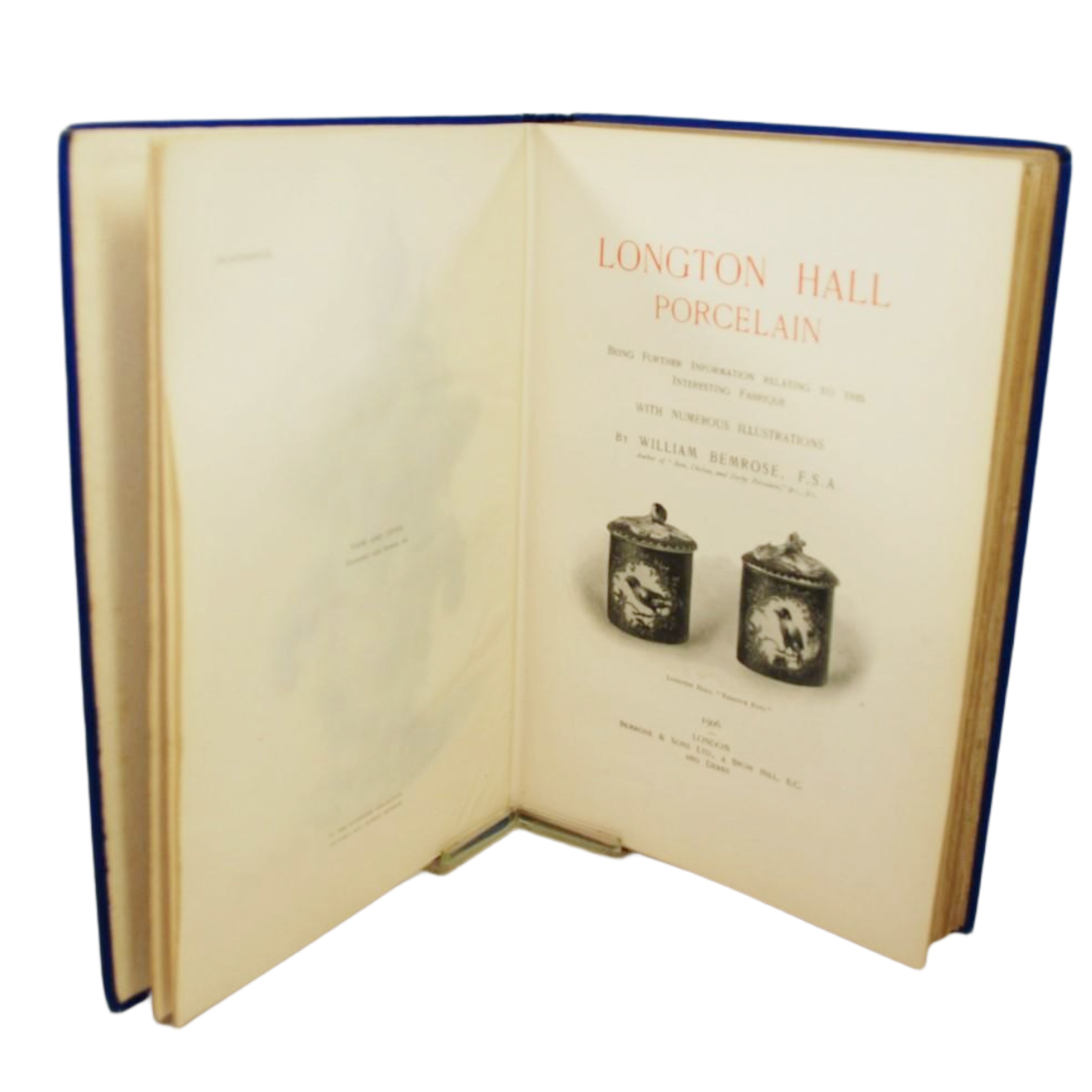 LONGTON HALL PORCELAIN DE WILLIAM BEMROSE