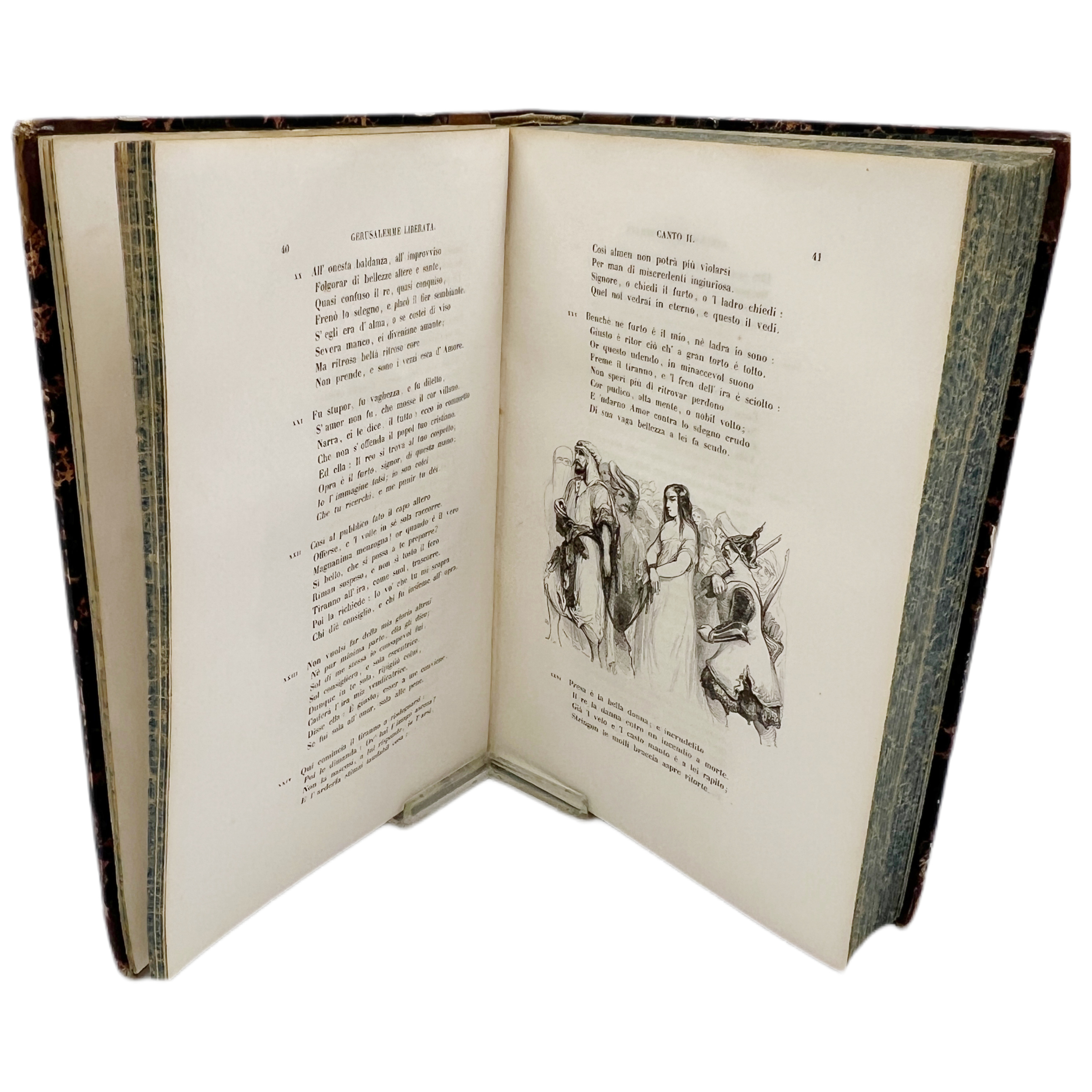 LA GERUSALEMME LIBERATA DI TORQUATO TASSO, COLLA VITA DELL AUTORE E NOTE STORICHE AD OGNI CANTO PER GIUSEPPE BERTINATTI.