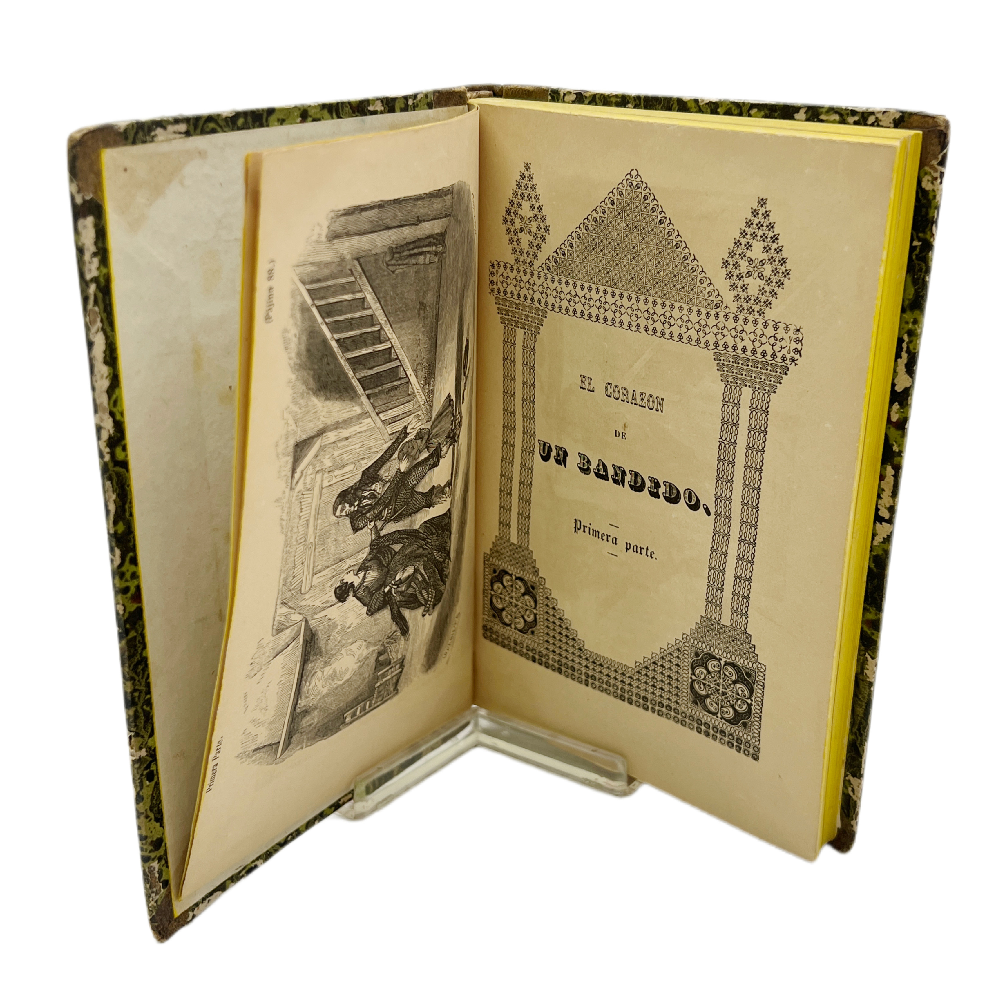 EL CORAZON DE UN BANDIDO LEYENDA TOMADA DEL APLAUDIDO DRAMA DEL MISMO TÍTULO, Y ESCRITA EN VERSO POR D. RAMÓN FRANQUELO. PARTE PRIMERA.