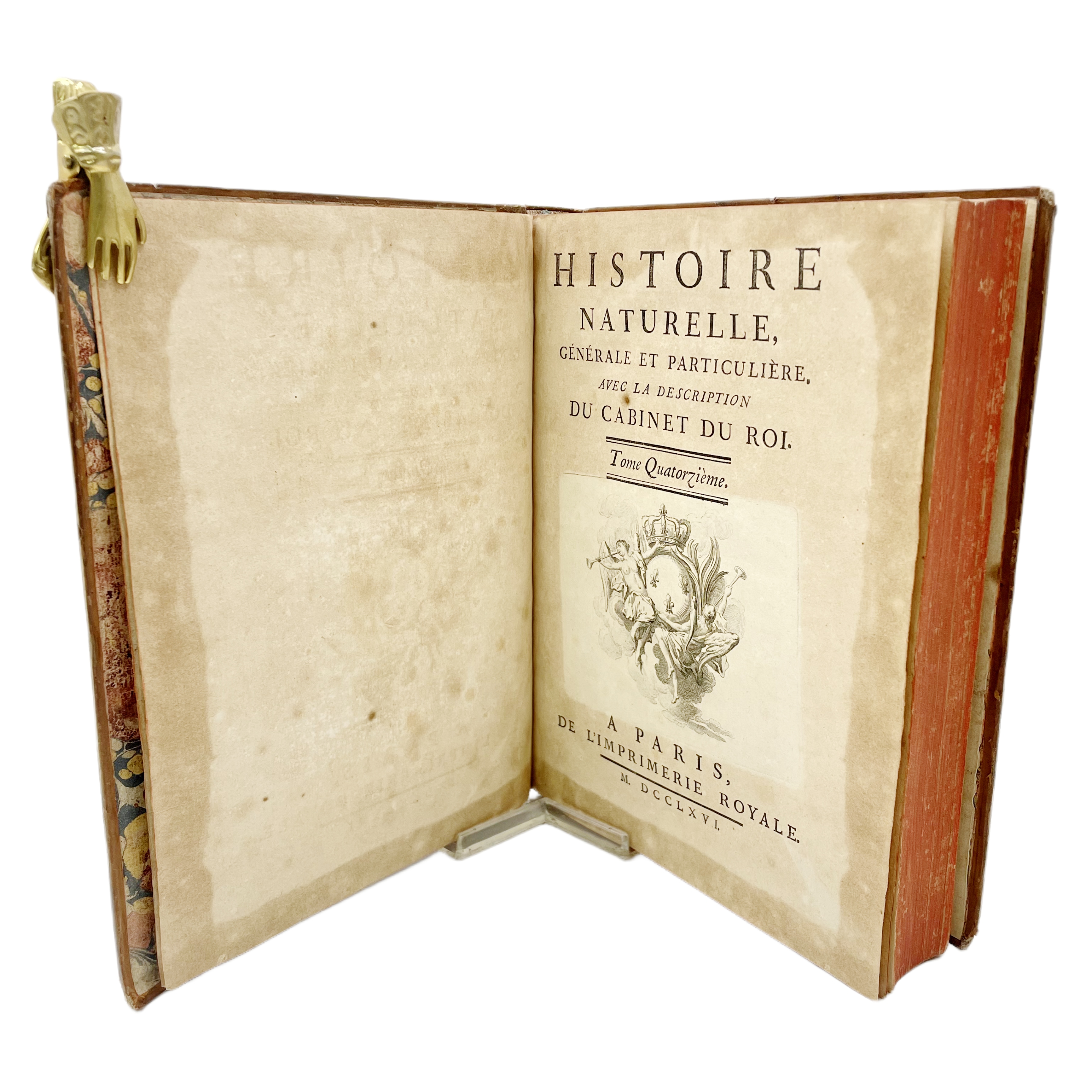HISTOIRE NATURELLE GENERALE ET PARTICULIERE, AVEC LA DESCRIPTION DU CABINET DU ROI. TOME QUATORZIÈME.