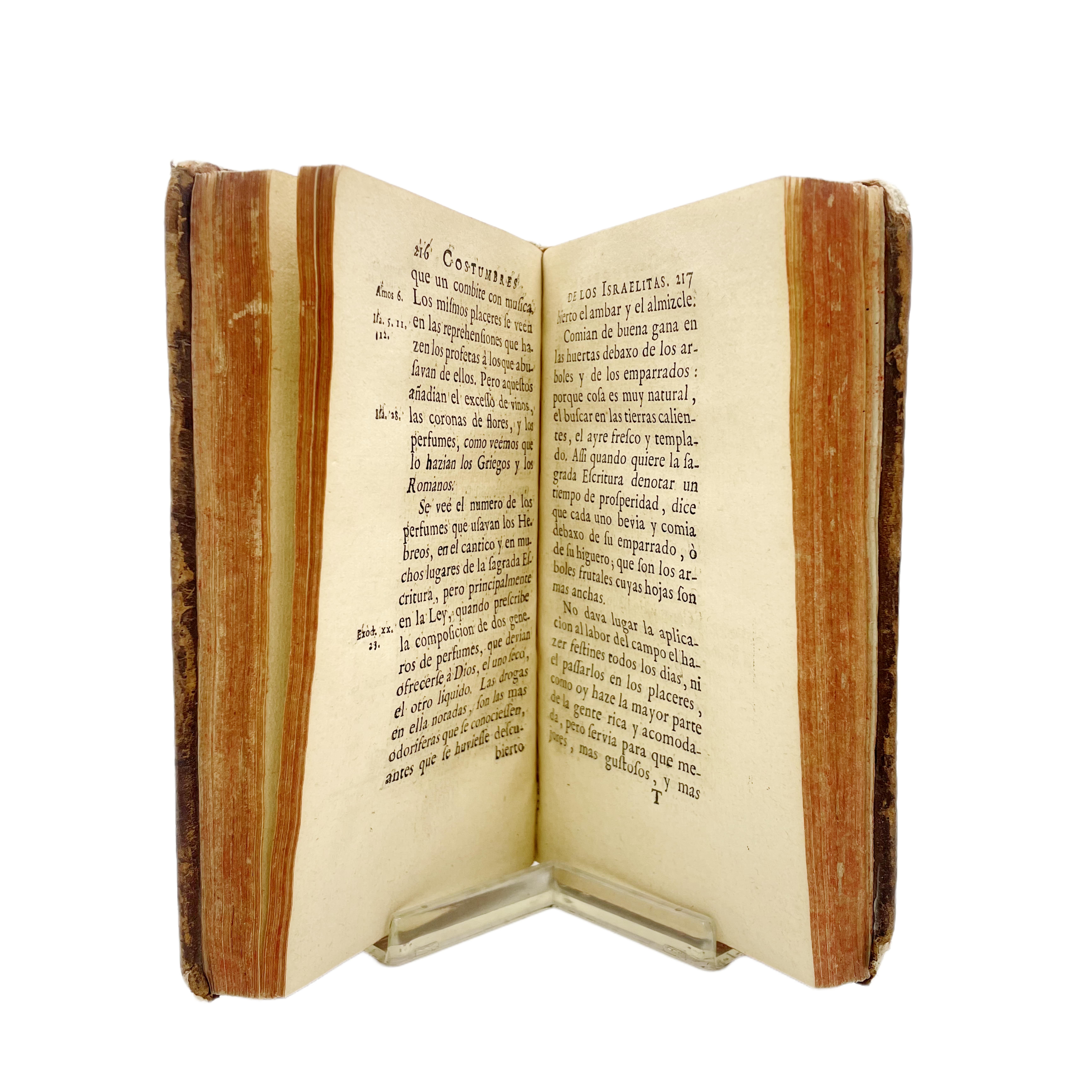 COSTUMBRES DE LOS ISRAELITAS, ESCRITAS EN LENGUA FRANCESA POR EL SEÑOR ABAD FLEURY. TRADUCIDAS EN EL IDIOMA CASTELLANO POR D. JUAN BAUTISTA JOSEF DE BARRY.