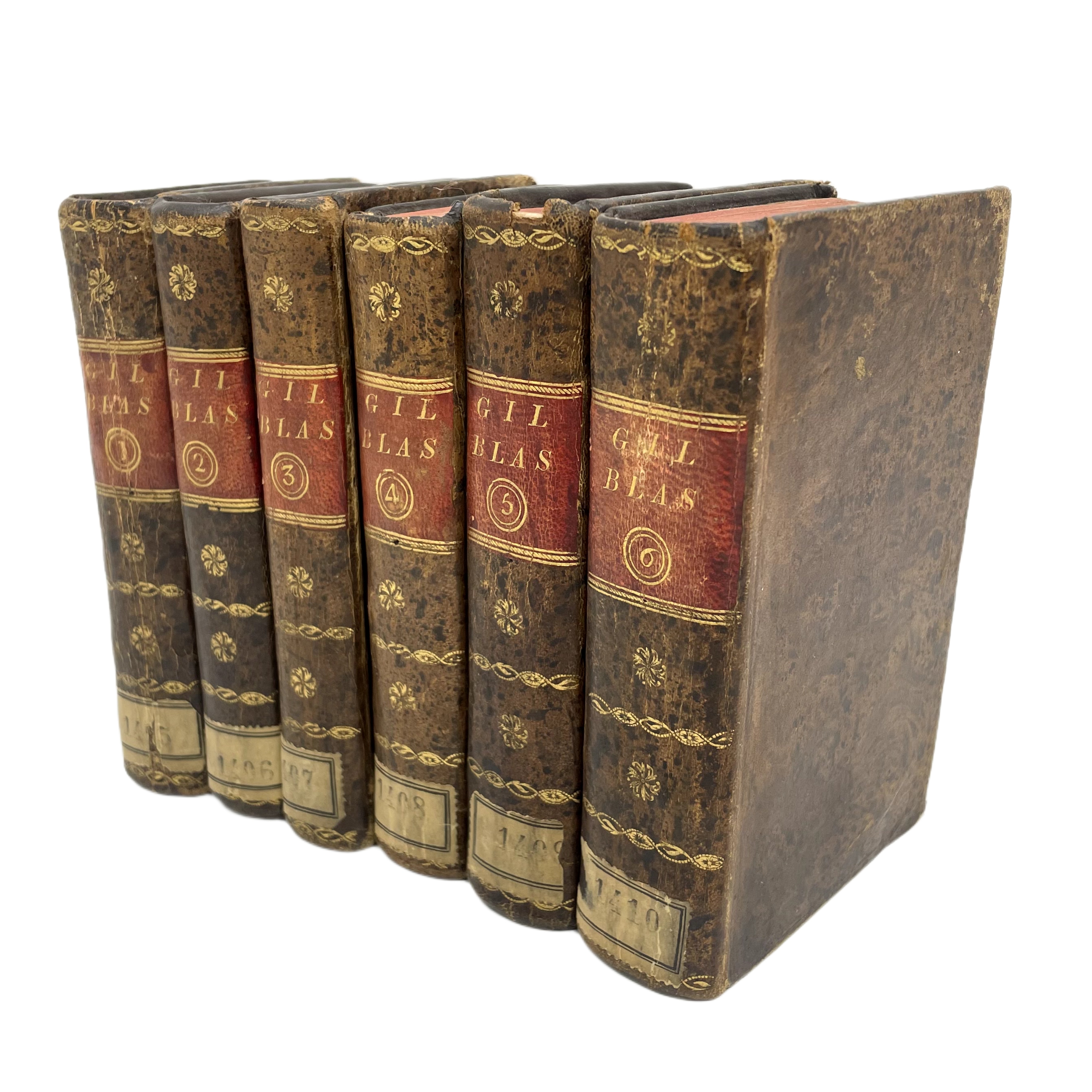 AVENTURAS DE GIL BLAS DE SANTILLANA, ROBADAS A ESPAÑA, Y ADOPTADAS EN FRANCIA POR MONSIEUR LE SAGE: RESTITUIDAS A SU PATRIA, Y A SU LENGUA NATIVA, POR UN ESPAÑOL ZELOSO, QUE NO SUFRE SE BURLEN DE SU NACION. TOMOS I-VI.