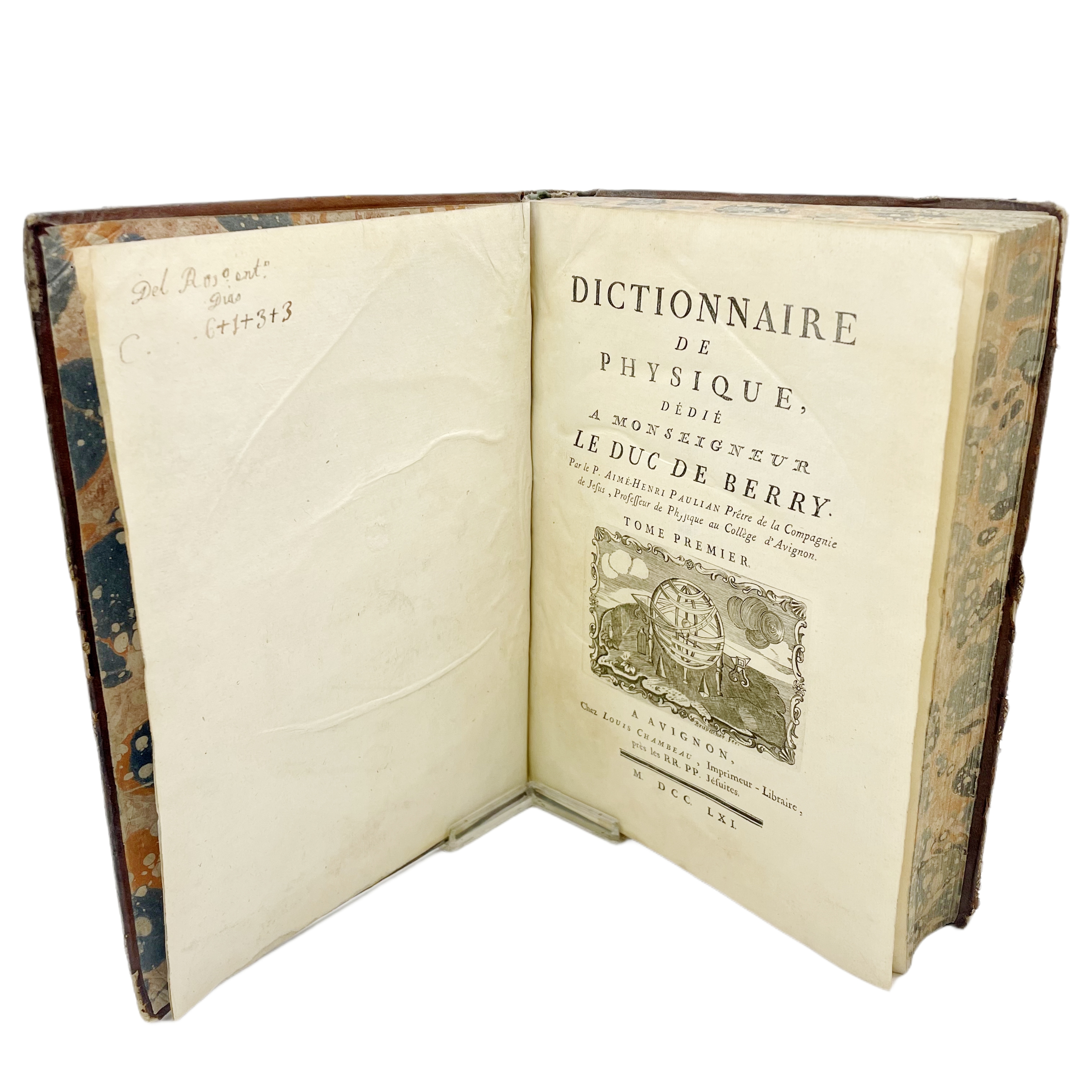 DICTIONNAIRE DE PHYSIQUE, DÉDIÉ À MONSEIGNEUR LE DUC DE BERRY.