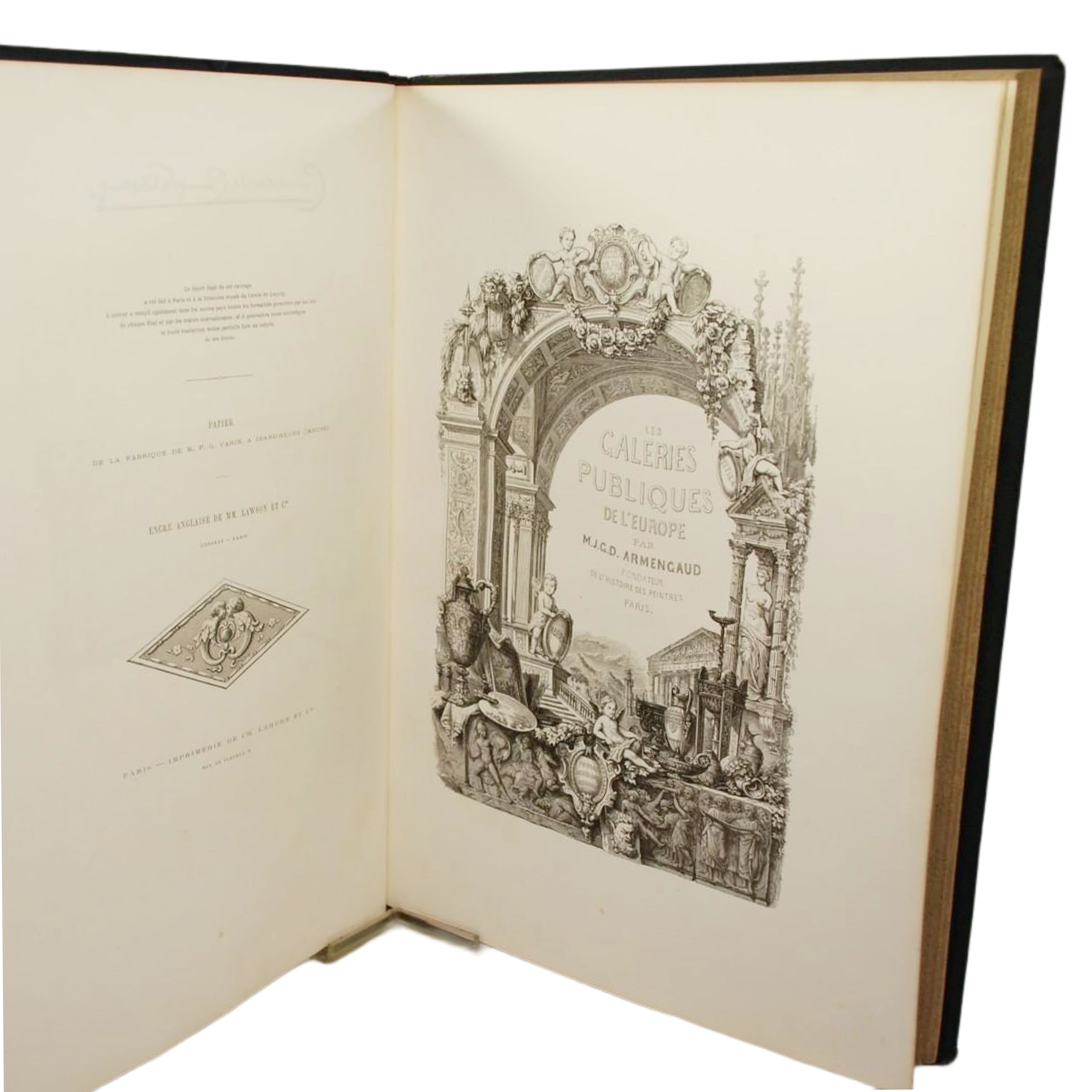 LES GALERIES PUBLIQUES DE L'EUROPE PAR M. J.-G.-D. ARMENGAUD, FONDATEUR DE L'HISTOIRE DES PEINTRES. ITALIE, GÉNES, TURIN, MILAN, PARME, MANTOUE, VENISE, BOLOGNE, PISE.