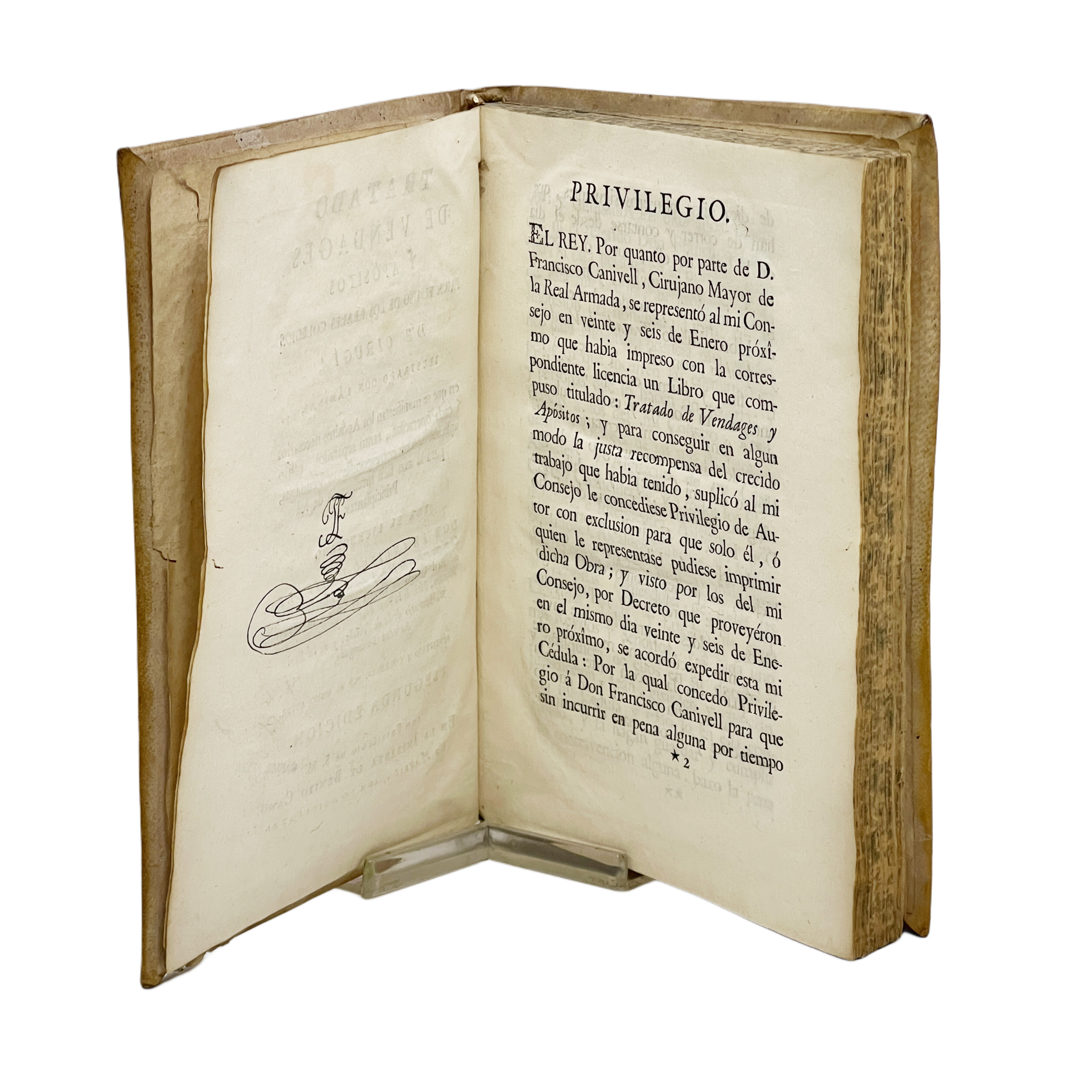 TRATADO DE VENDAGES Y APÓSITOS PARA EL USO DE LOS REALES COLEGIOS DE CIRUGÍA ILUSTRADO CON LÁMINAS EN QUE SE MANIFIESTAN LOS APÓSITOS NECESARIOS A CADA OPERACIÓN, TANTO SEPARADOS, COMO APLICADOS CON SUS CORRESPONDIENTES VENDAGES, PARA LA MAS FACIL IN