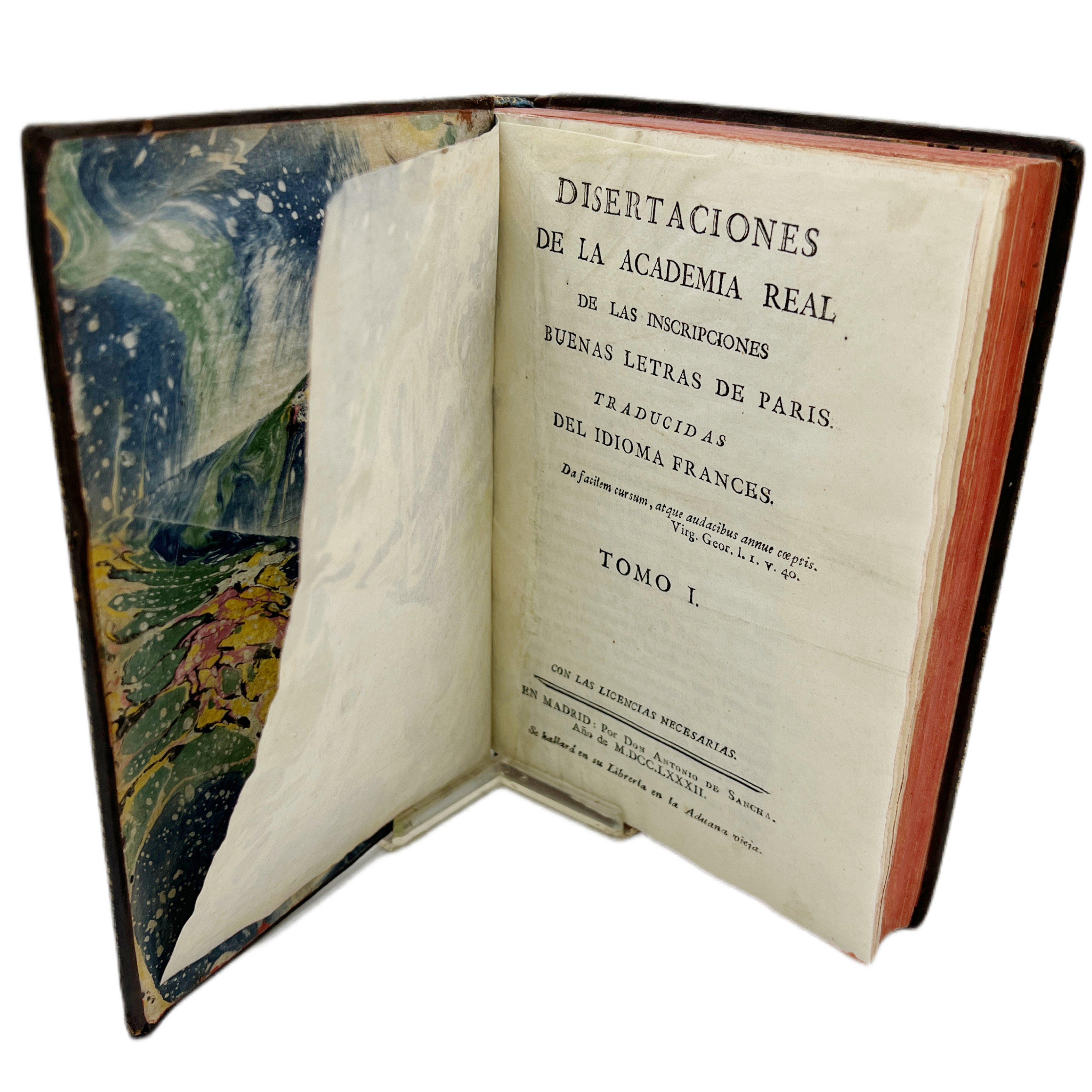 DISERTACIONES DE LA ACADEMIA REAL DE LAS INSCRIPCIONES Y BUENAS LETRAS DE PARÍS.