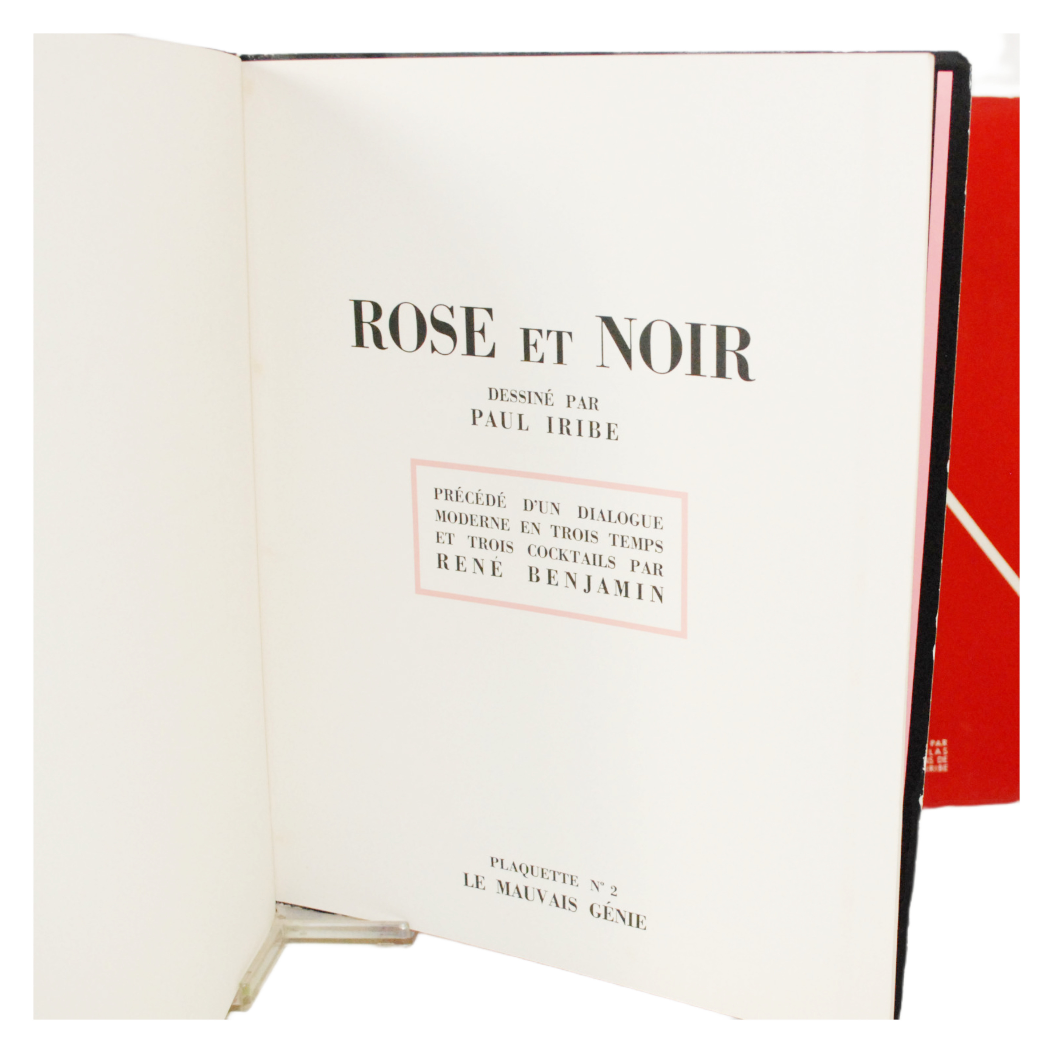 BLANC ET ROUGE PLAQUETTE Nº 1 LA BELLE AU BOIS DORMANT - ROSE ET NOIR PLAQUETTE Nº 2 LE MAUVAIS GÉNIE - BLEU BLANC ROUGE Nº 3 FRANCE