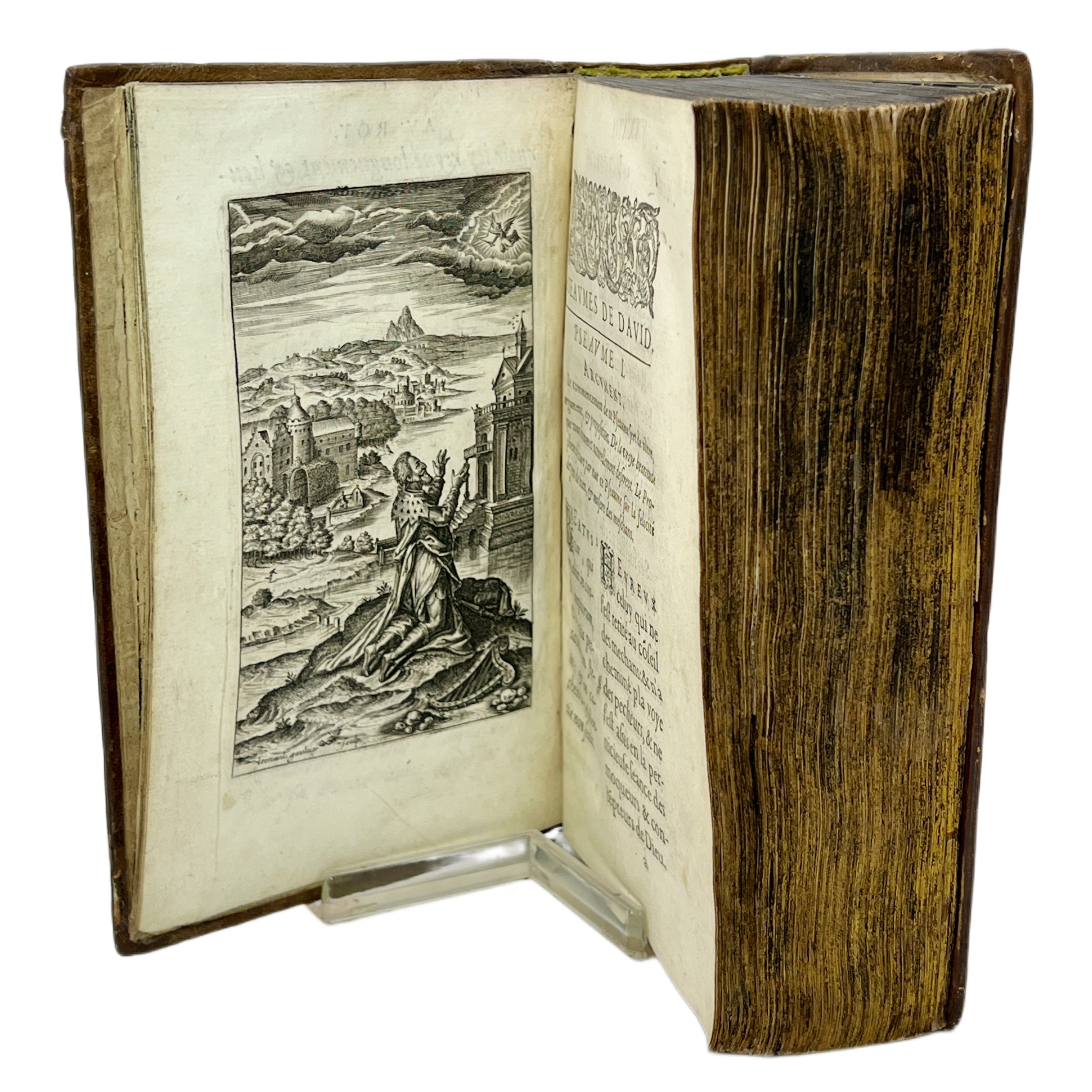 PSEAUMES DE DAVID. LATIN ET FRANCOIS.