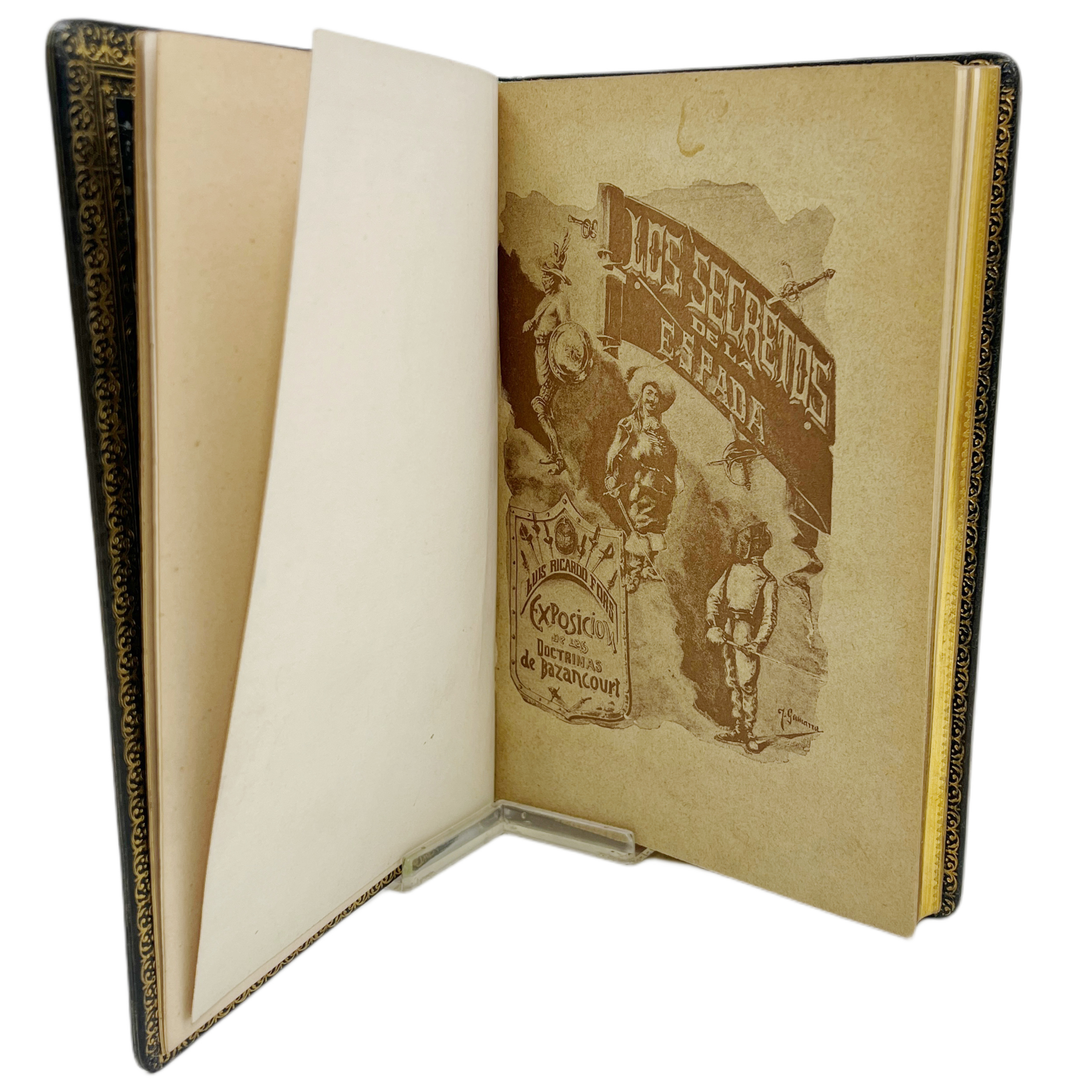 LOS SECRETOS DE LA ESPADA: EXPOSICIÓN Y COMENTARIO DE LAS DOCTRINAS DEL BARÓN DE BAZANCOURT SOBRE LA ESGRIMA.