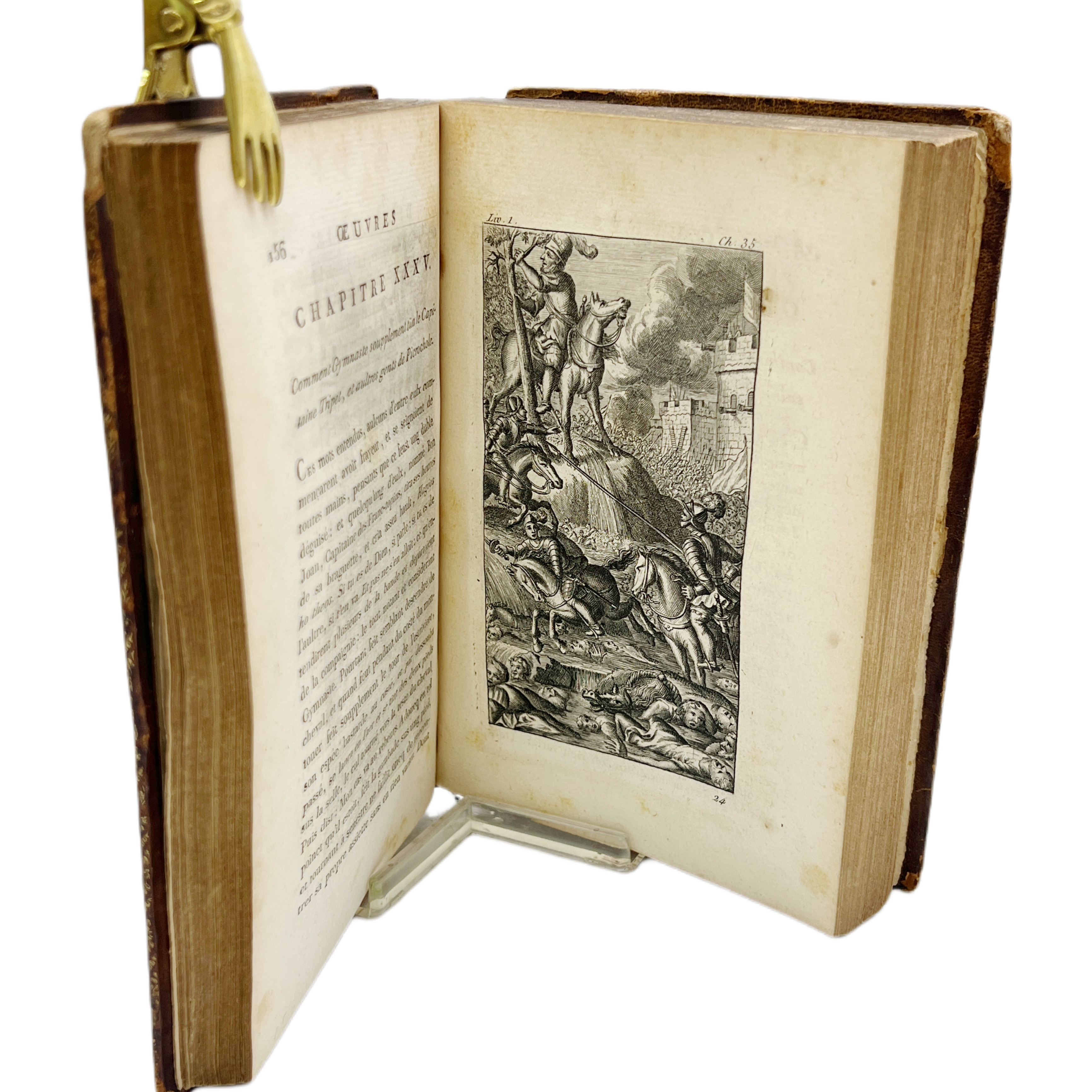 OEUVRES DE MAITRE FRANÇOIS RABELAIS, SUIVIES DES REMARQUES PUBLIEES EN ANGLOIS PAR M. LE MOTTEUX, ET TRADUITES EN FRANÇOIS PAR C. D. M. NOUVELLE EDITION ORNEE DE 76 GRAVURES.