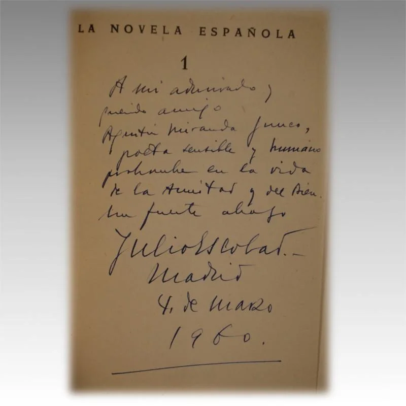 JULIO ESCOBAR - UNA CRUZ EN LA TIERRA (1ª EDICIÓN) - 1960