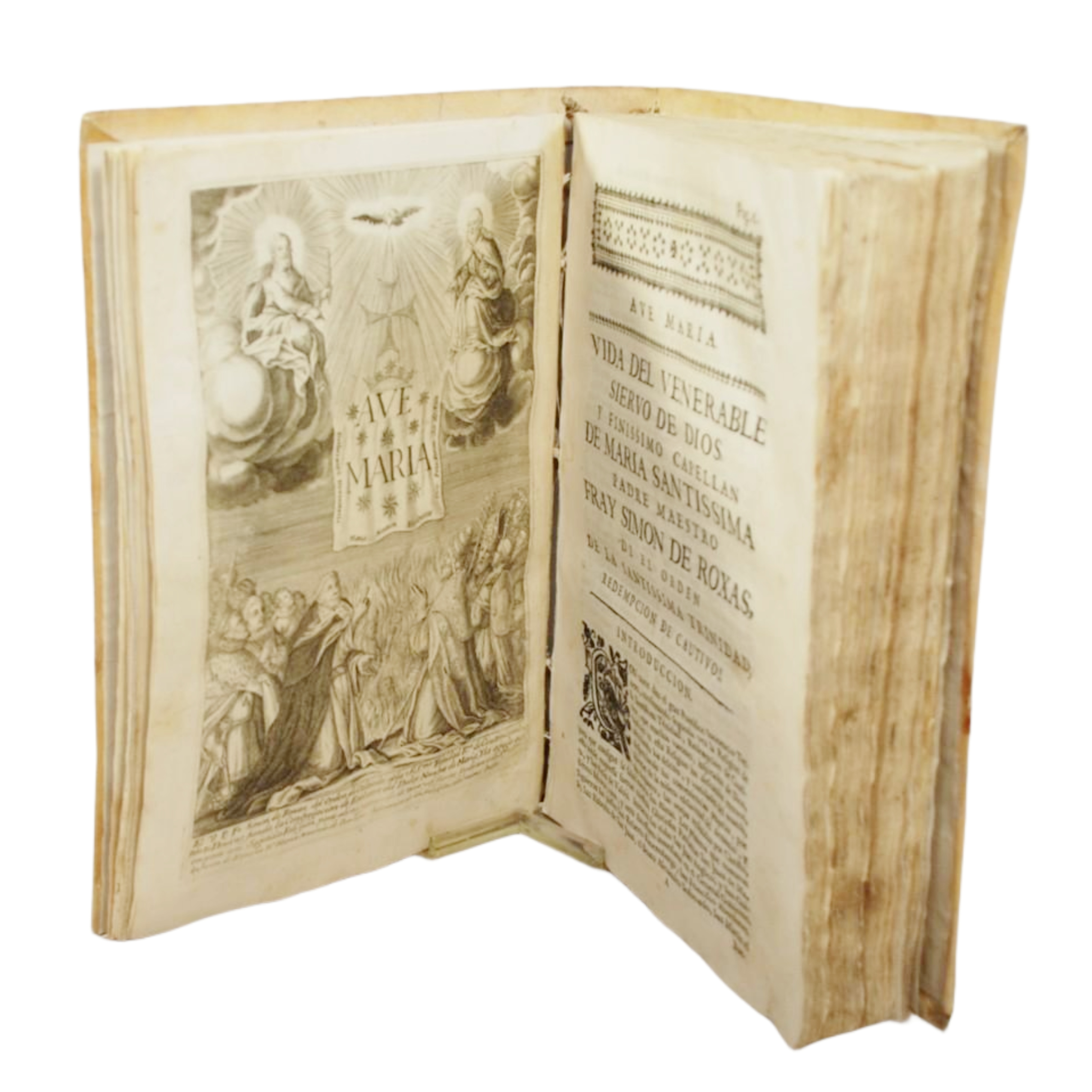 VIDA DEL VENERABLE SIERVO DE DIOS, Y FINISSIMO CAPELLAN DE MARÍA SANTISSIMA, PADRE MAESTRO FRAY SIMÓN DE ROXAS. ESCRIVELA EL R.P. PREDICADOR GENERAL FR. FRANCISCO DE LA VEGA Y TOROYA.