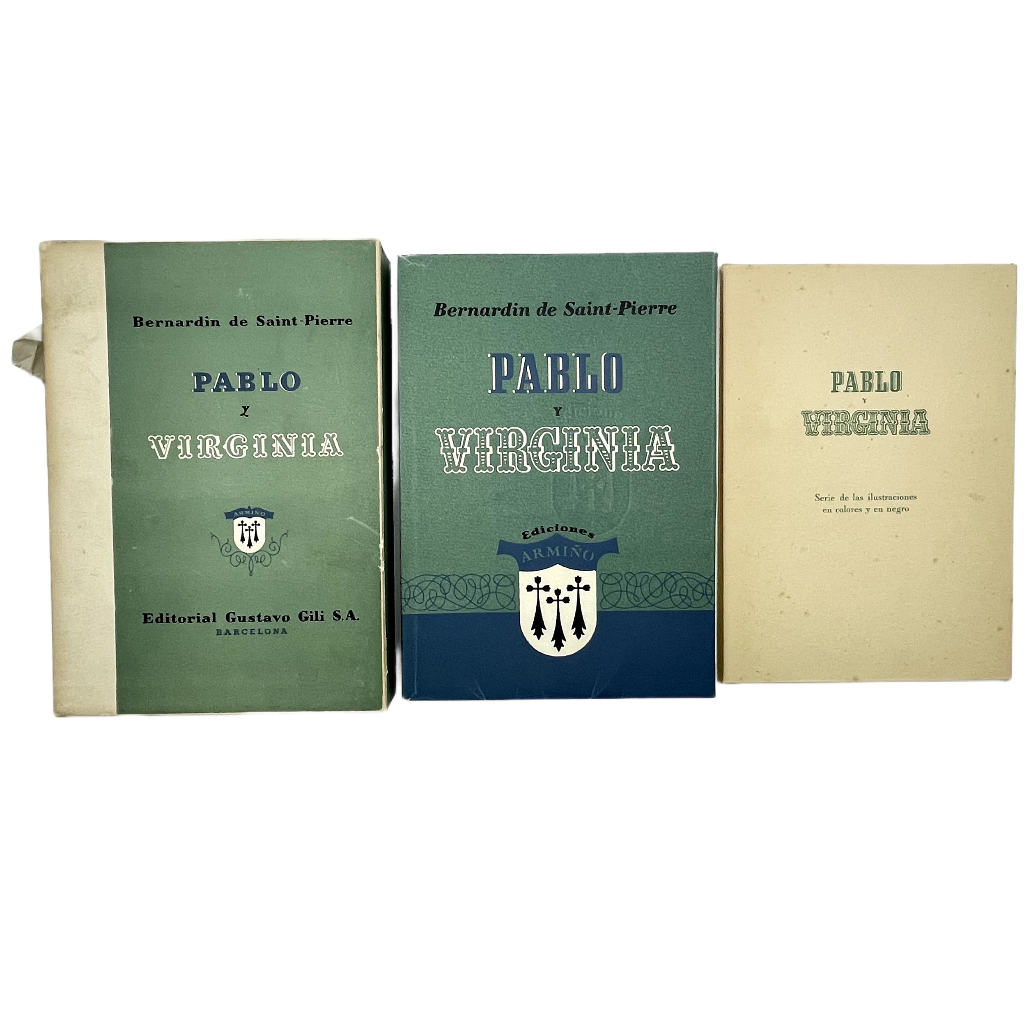 PABLO Y VIRGINIA. TRADUCCIÓN DE RAFAEL M. BISBAL. ILUSTRACIONES DE ALFREDO OPISSO.