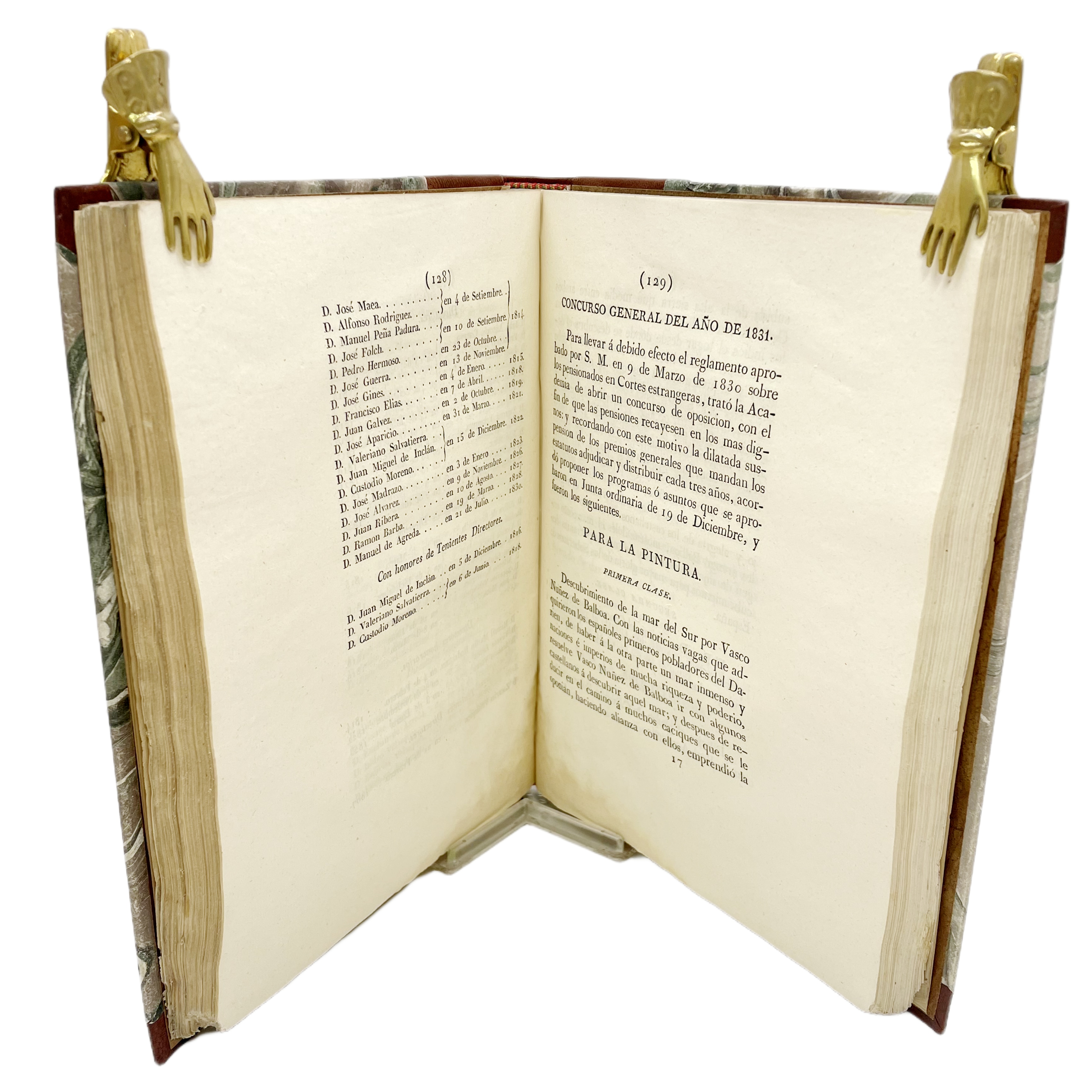 DISTRIBUCIÓN DE LOS PREMIOS CONCEDIDOS POR EL REY NUESTRO SEÑOR A LOS DISCÍPULOS DE LAS TRES NOBLES ARTES HECHA EN LA REAL ACADEMIA DE SAN FERNANDO EN LA JUNTA PÚBLICA DE 24 DE SEPTIEMBRE DE 1808