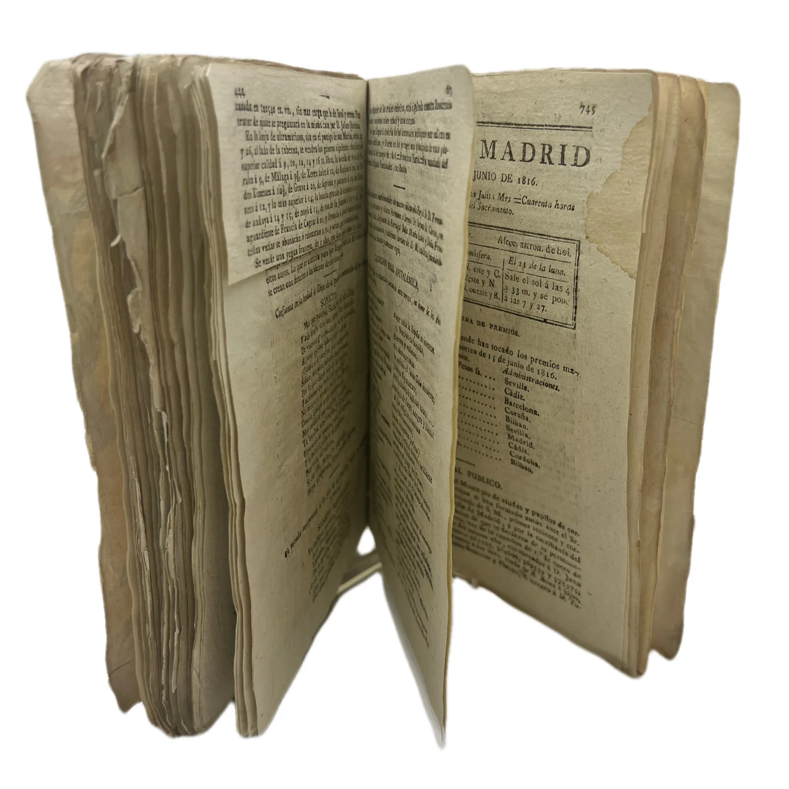 POESÍAS PUBLICADAS EN EL DIARIO DE MADRID (1814 A 1818)