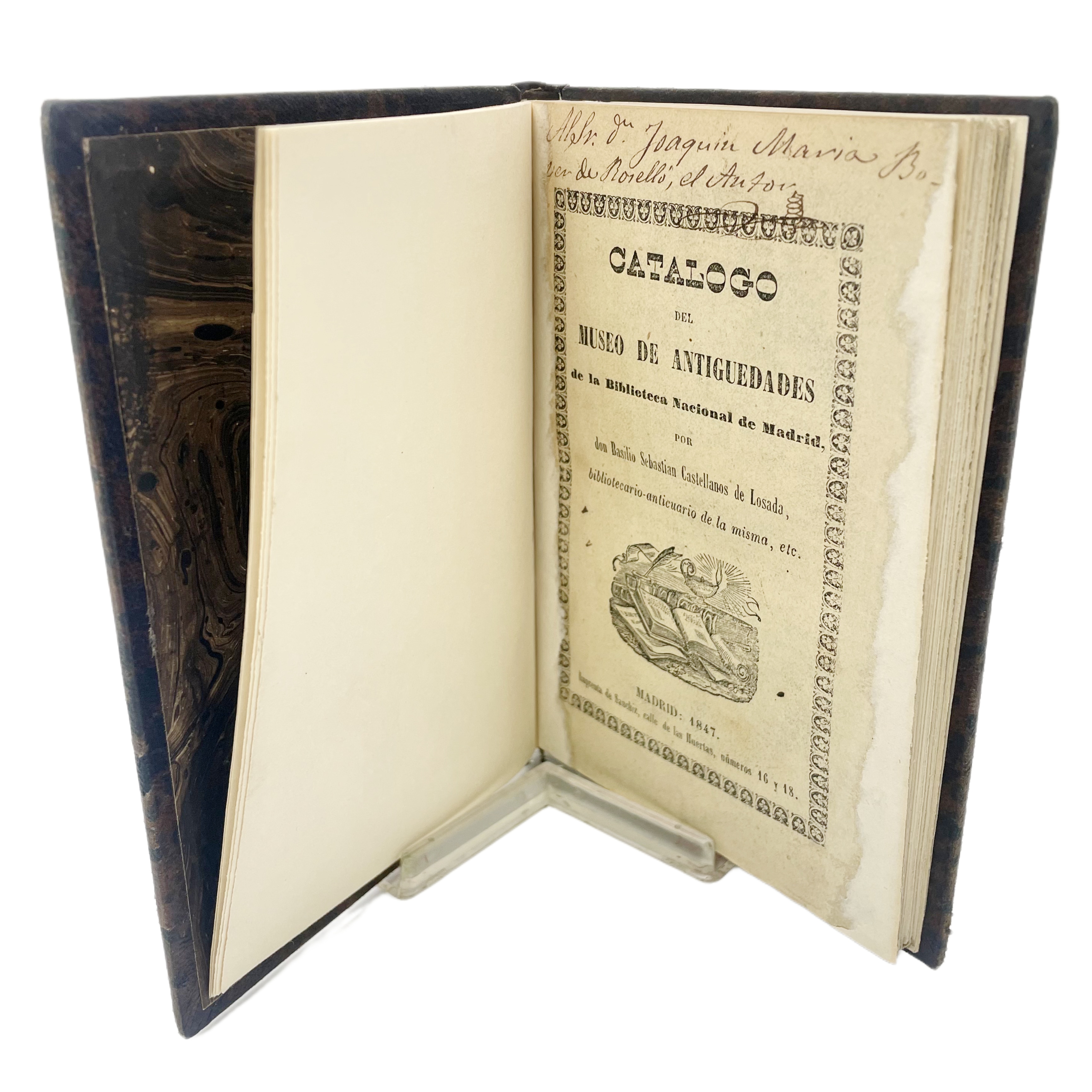 APUNTES PARA UN CATÁLOGO DE LOS OBJETOS QUE COMPRENDE LA COLECCIÓN DEL MUSEO DE ANTIGÜEDADES DE LA BIBLIOTECA NACIONAL DE MADRID, CON EXCLUSIÓN DE LOS NUMISMÁTICOS.