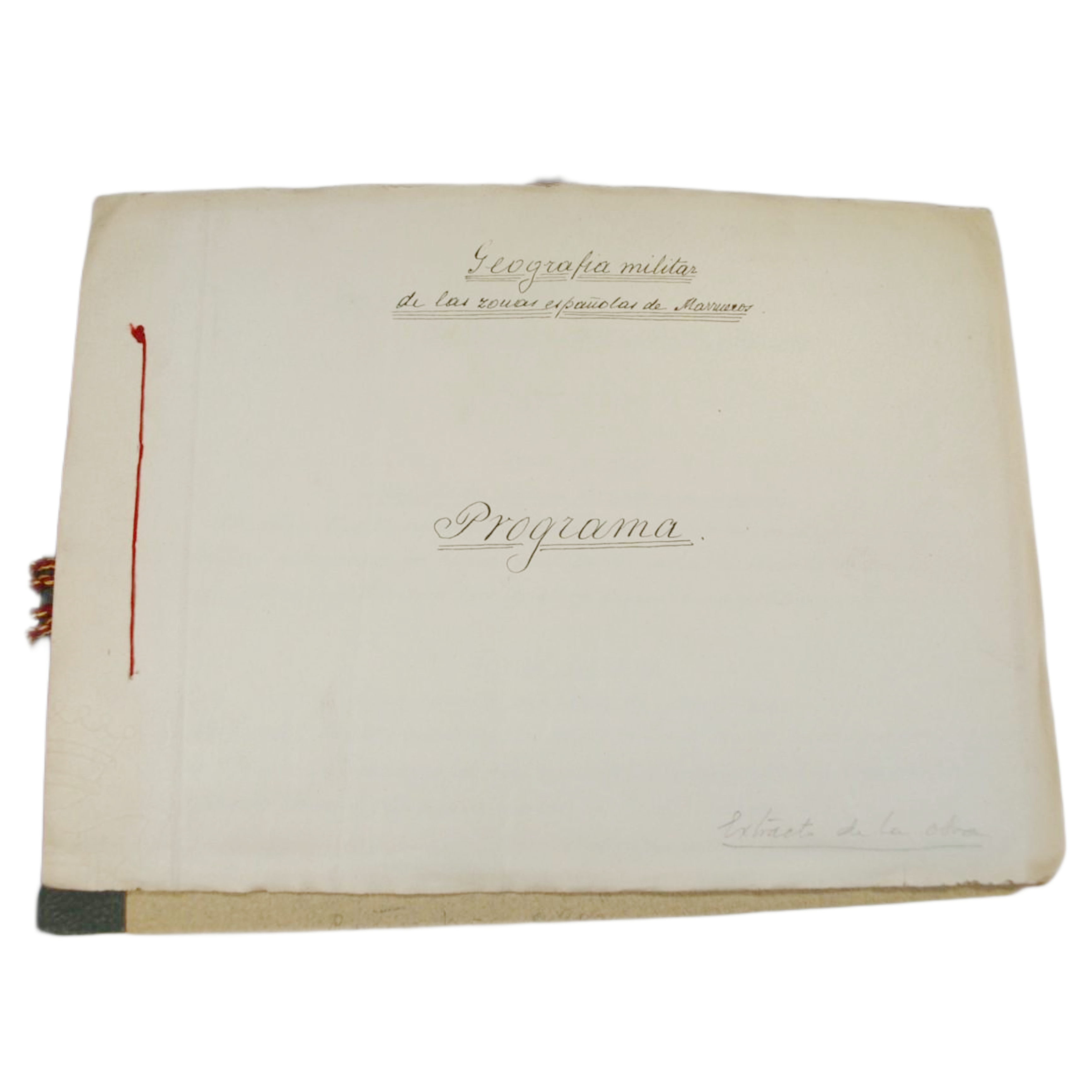 DONOSO CORTÉS - GEOGRAFÍA ZONAS ESPAÑOLAS DE MARRUECOS - 1914