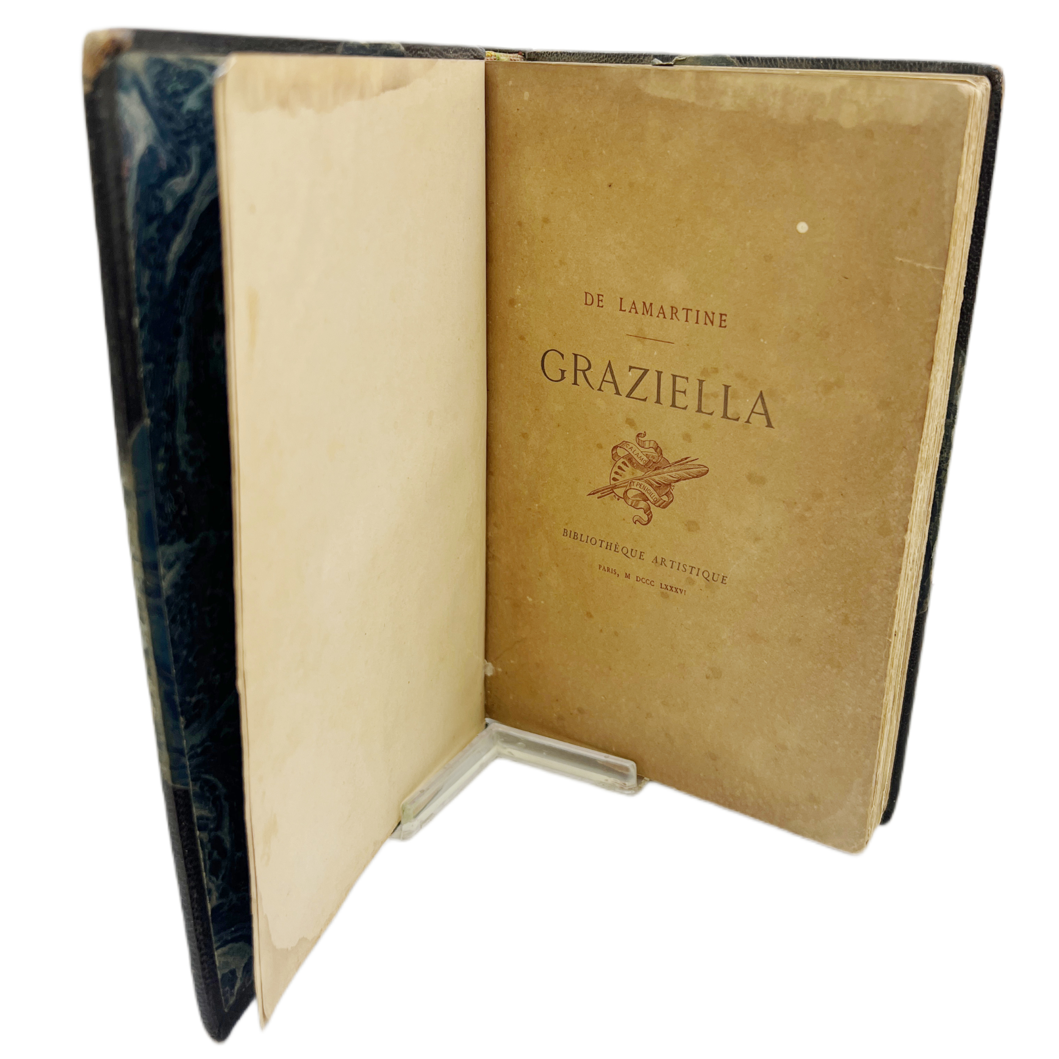 GRAZIELLA AVEC UNE PREFACE PAR L. DE RONCHAUD. DESSINS DE BRAMTOT GRAVÉS PAR CHAMPOLLION.