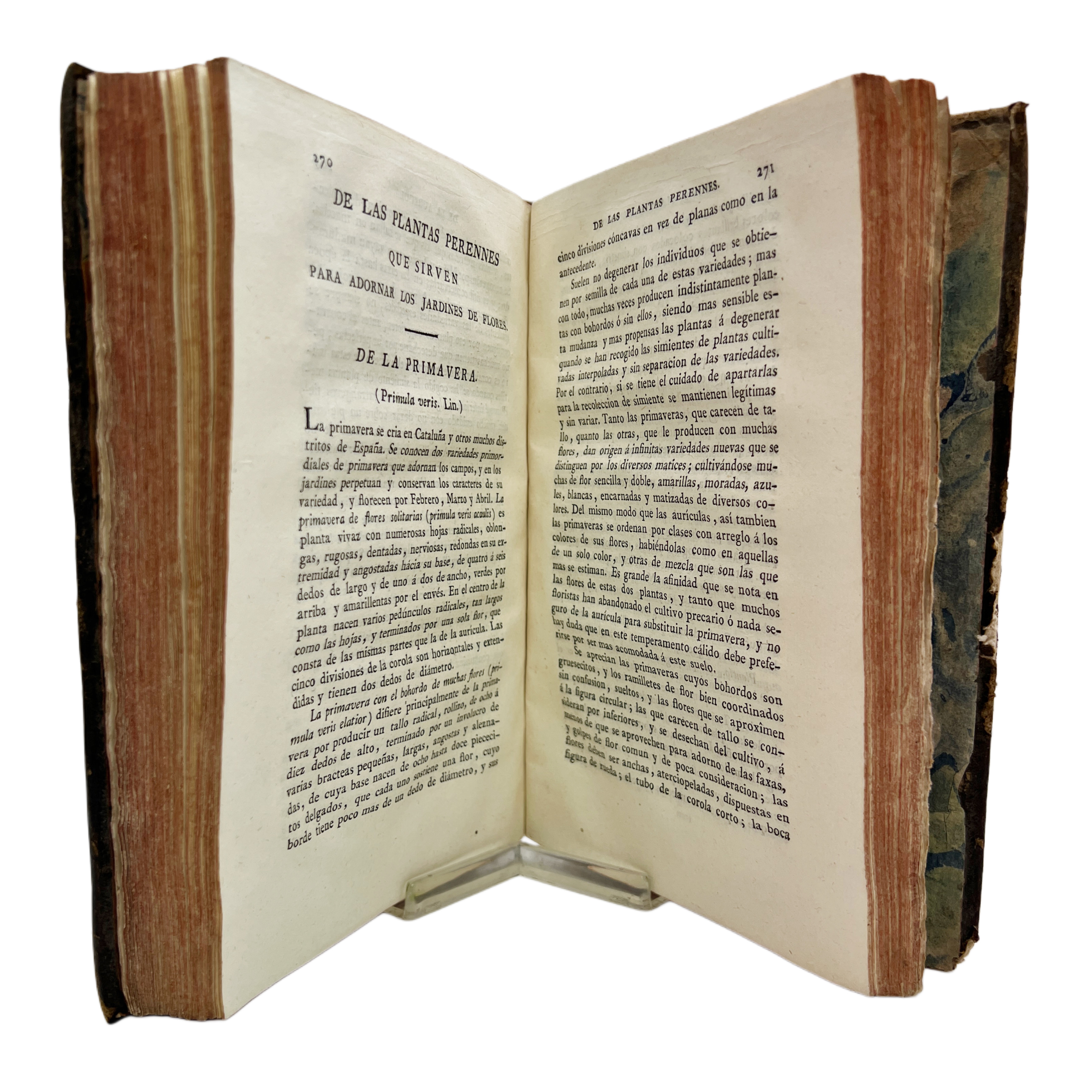 TRATADO DE LAS FLORES EN QUE SE EXPLICA EL MÉTODO DE CULTIVAR LAS PLANTAS QUE SIRVEN PARA ADORNO DELOS JARDINES POR DON CLAUDIO BOUTELOU...., Y DON ESTEBAN BOUTELOU