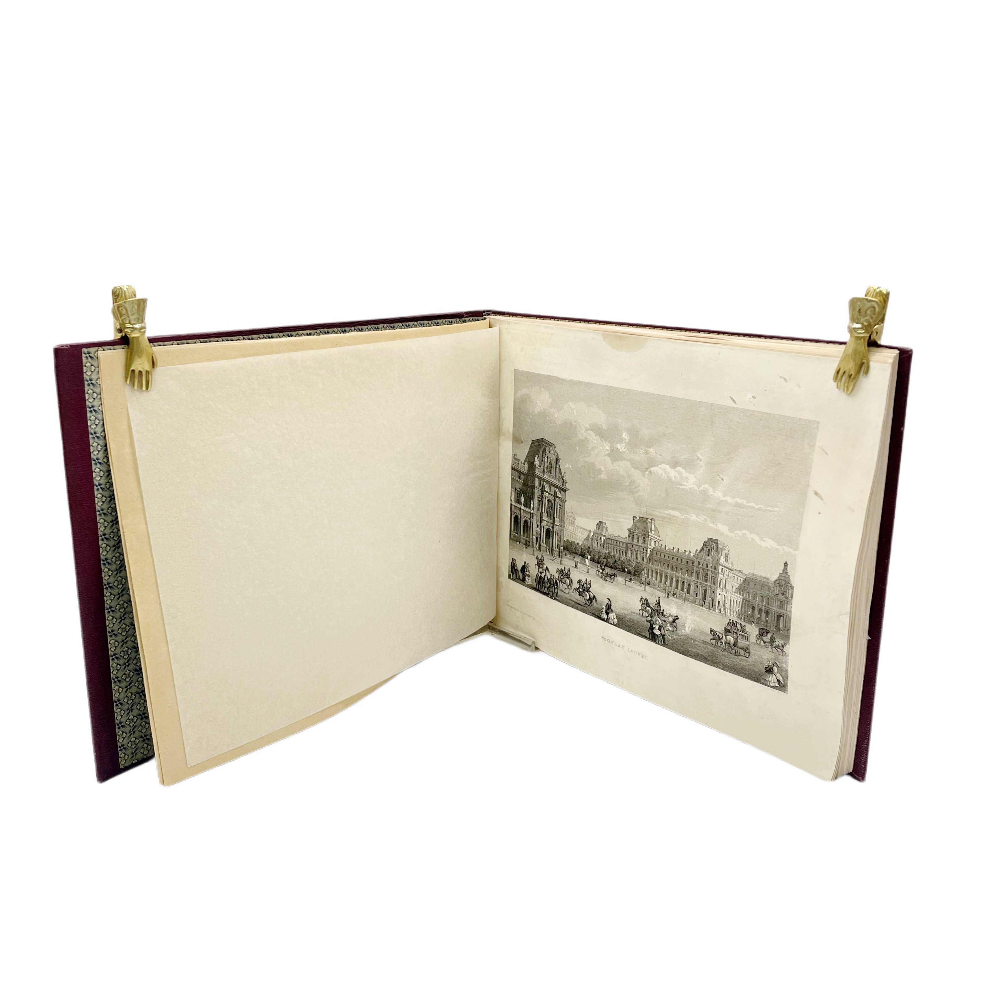 COLECCIÓN DE 26 VISTAS DE PARÍS EN TALLA DULCE, GRABADOS AL ACERO A PARTIR DE DAGUERROTIPOS.