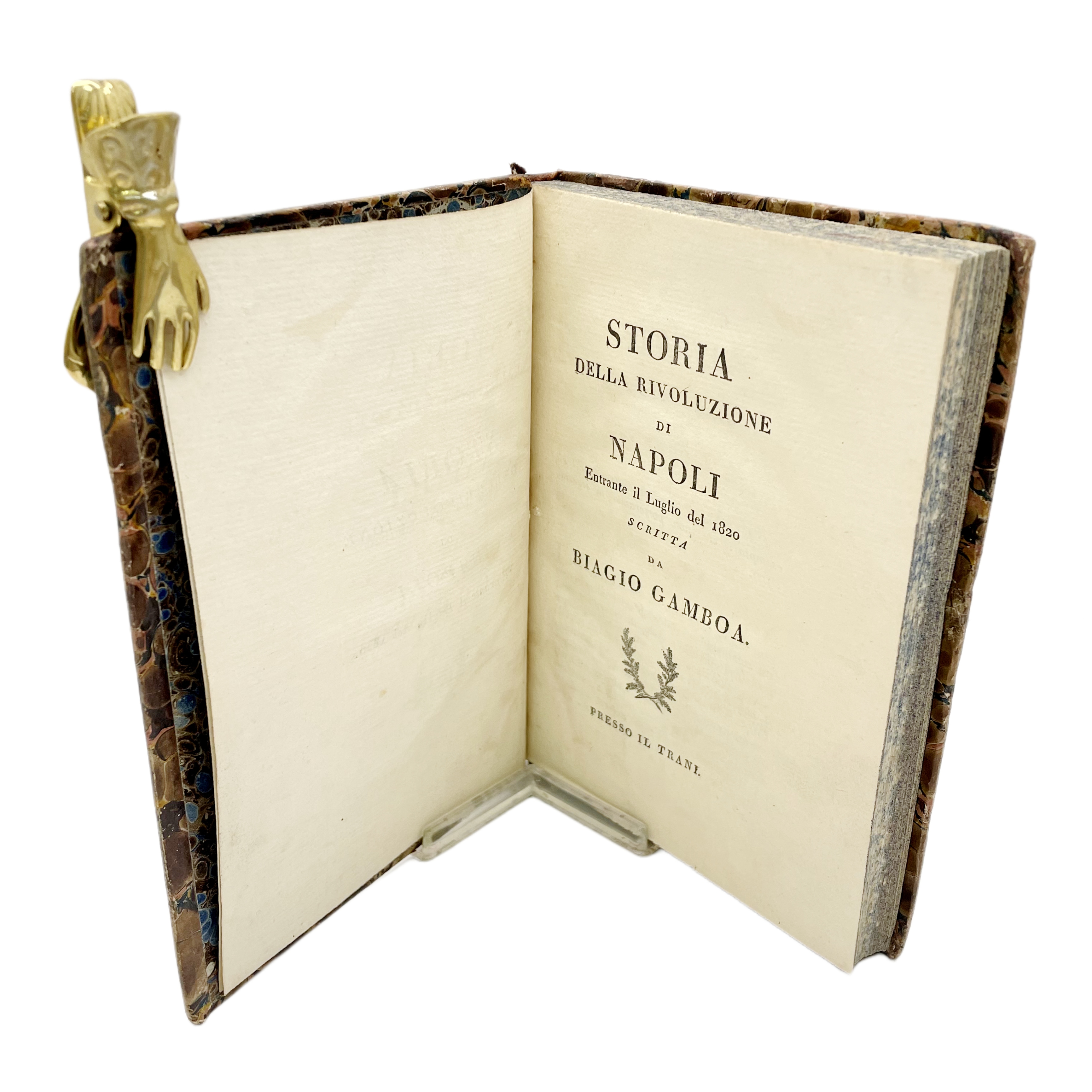 STORIA DELLA RIVOLUZIONE DI NAPOLI ENTRANTE IL LUGLIO DEL 1820