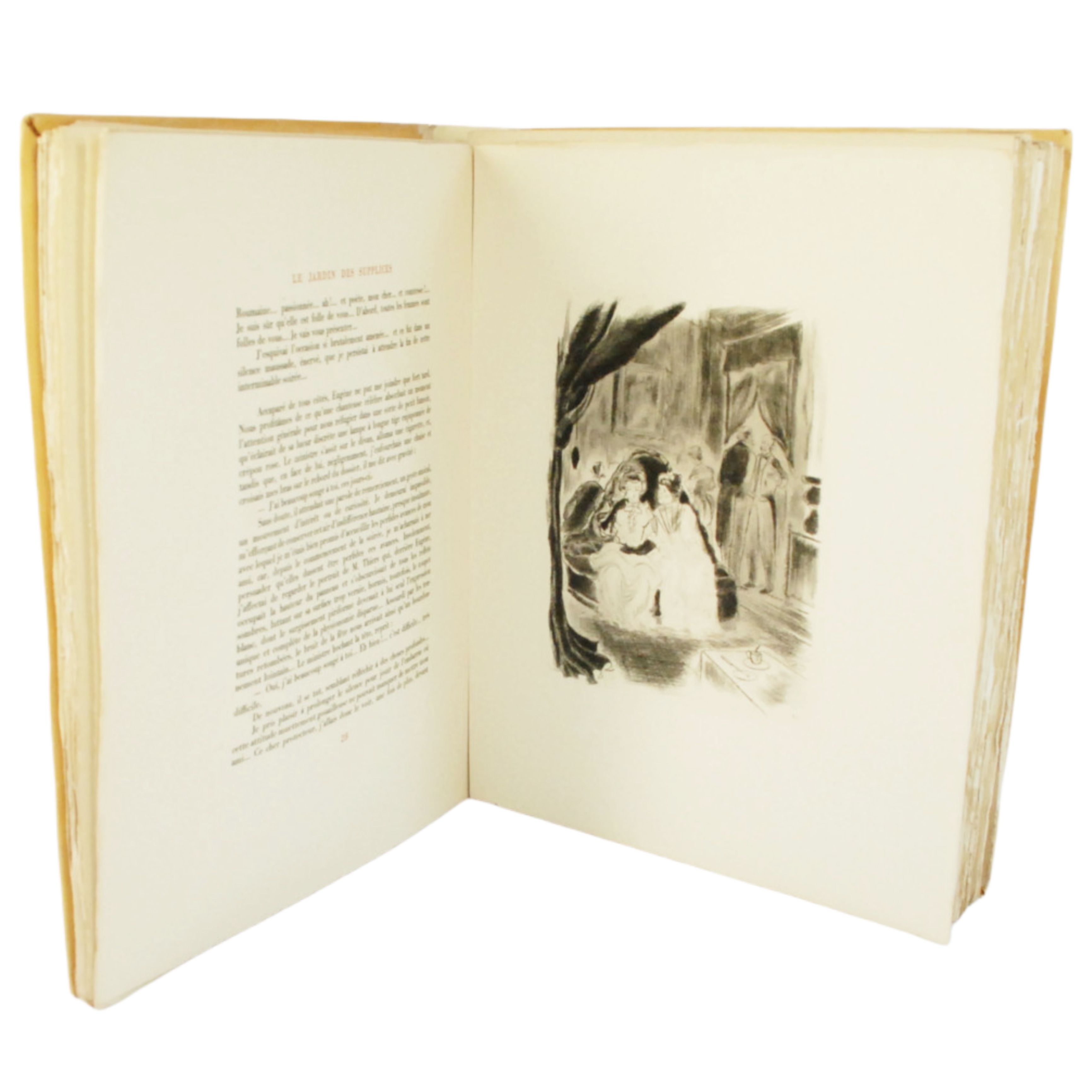 LE JARDIN DES SUPPLICES. EAUX-FORTES DE PIERRE LEROY.