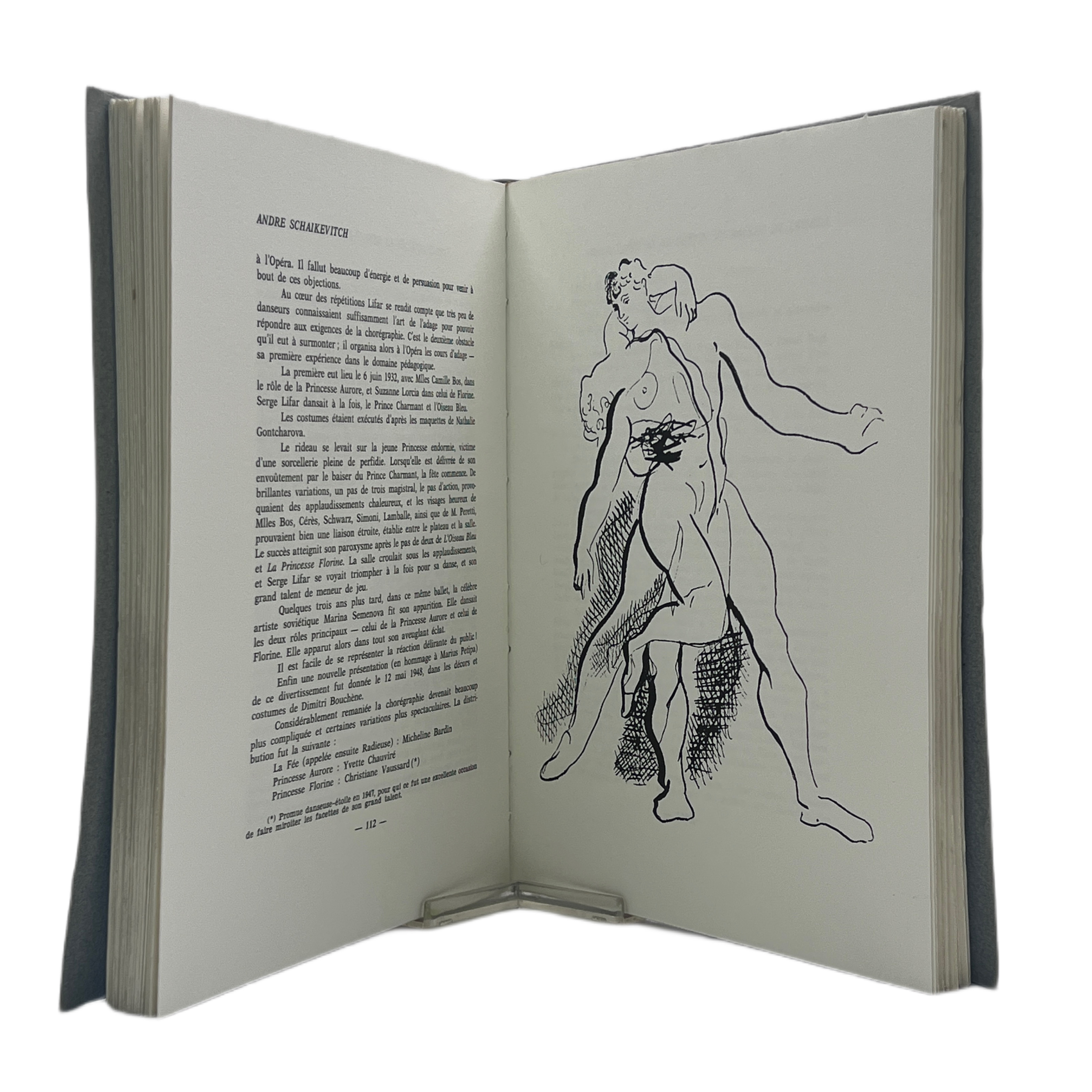 SERGE LIFAR ET LE DESTIN DU BALLET DE L'OPERA PAR ANDRE SCHAIKEVITCH. VINGT-CINQ DESSINS HORS-TEXTE DE PABLO PICASSO.