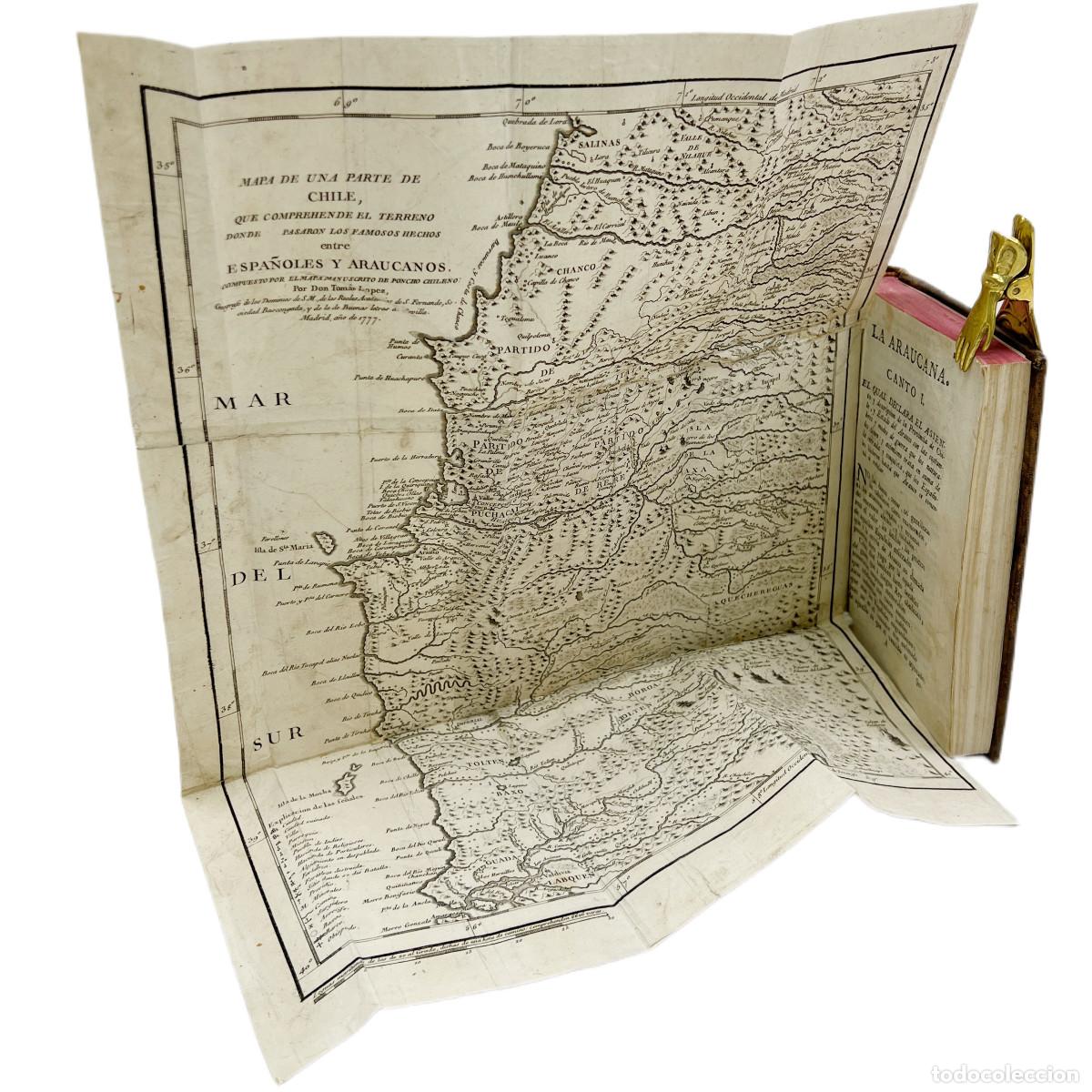 LA ARAUCANA PARTE I. DIRIDA AL REY DON FELIPE NUESTRO SEÑOR. SU AUTOR DON ALONSO DE ERCILLA Y ZUÑIGA, CABALLERO DEL ORDEN DE SANTIAGO, GENTILHOMBRE DE LA CAMARA DE LA MAGESTAD EMPERADOR