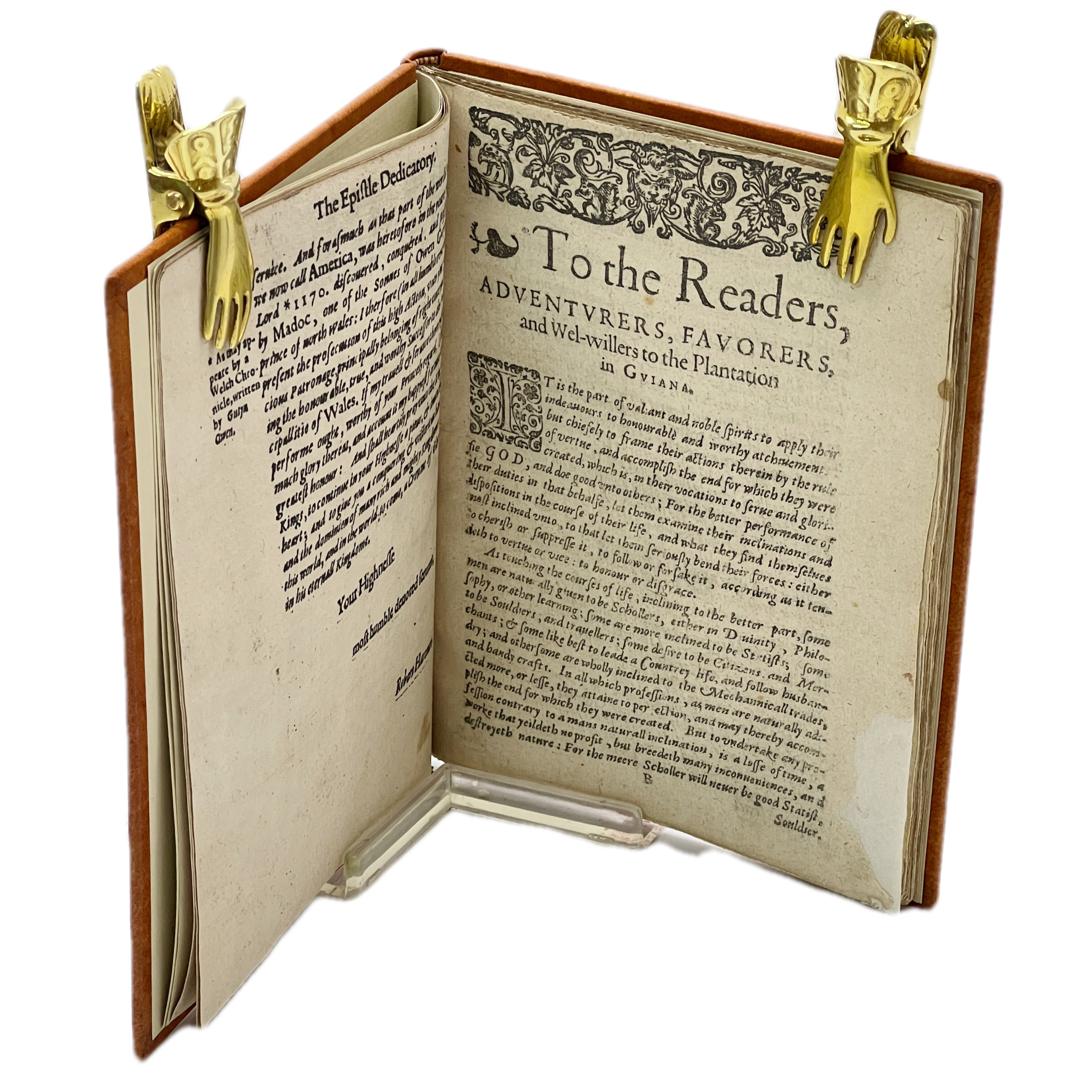 THE RELATION OF A VOYAGE TO GUIANA. DESCRIBING THE CLIMATE, SITUATION, FERTILITIE, & COMMODITIES OF THAT COUNTRY. TOGETHER WITH THE MANNER AND CUSTOMES OF THE PEOPLE...NOW NEWLY REVIEWED & ENLARGED, BY ADDITION OF SOME NECESSARY NOTES, ...