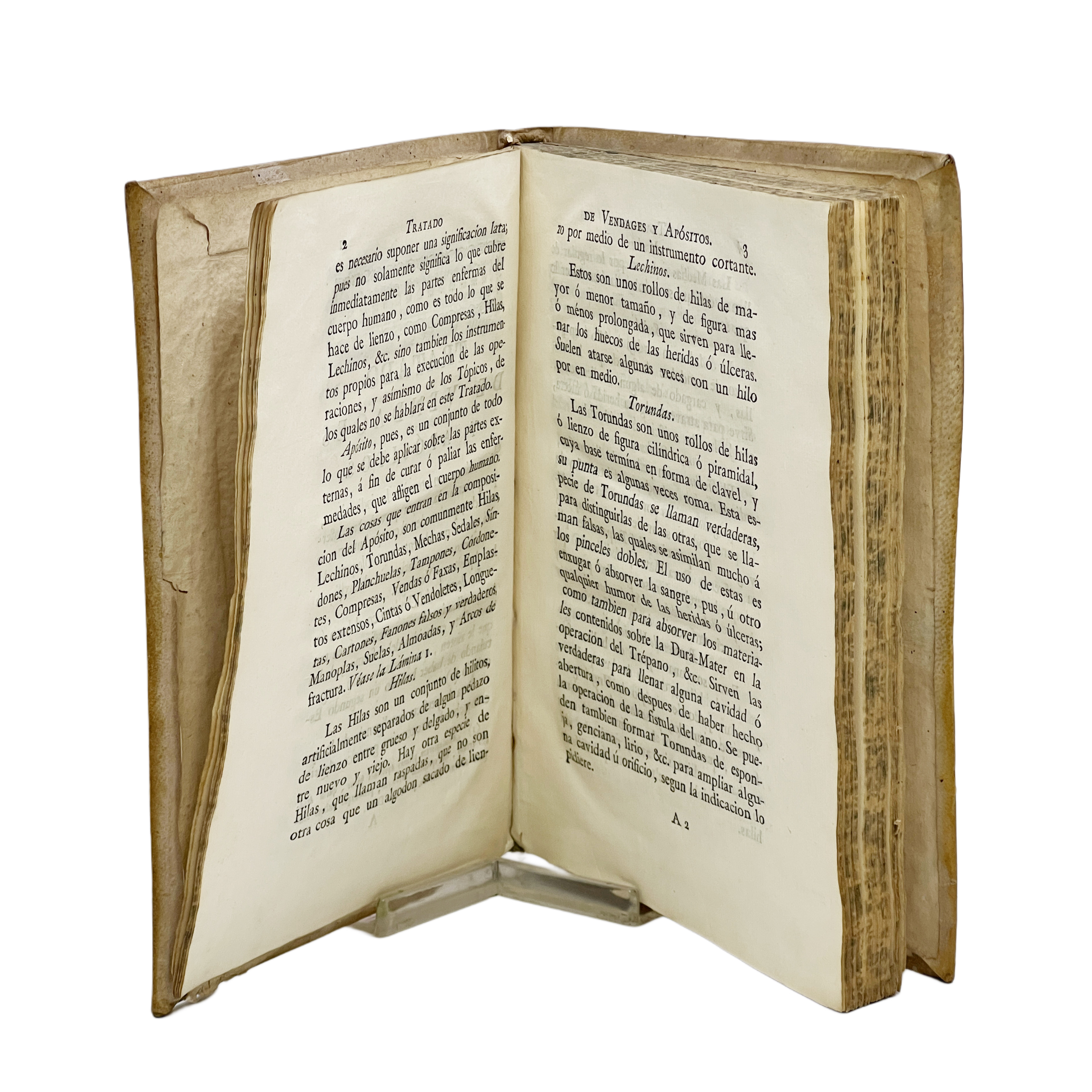 TRATADO DE VENDAGES Y APÓSITOS PARA EL USO DE LOS REALES COLEGIOS DE CIRUGÍA ILUSTRADO CON LÁMINAS EN QUE SE MANIFIESTAN LOS APÓSITOS NECESARIOS A CADA OPERACIÓN, TANTO SEPARADOS, COMO APLICADOS CON SUS CORRESPONDIENTES VENDAGES, PARA LA MAS FACIL IN