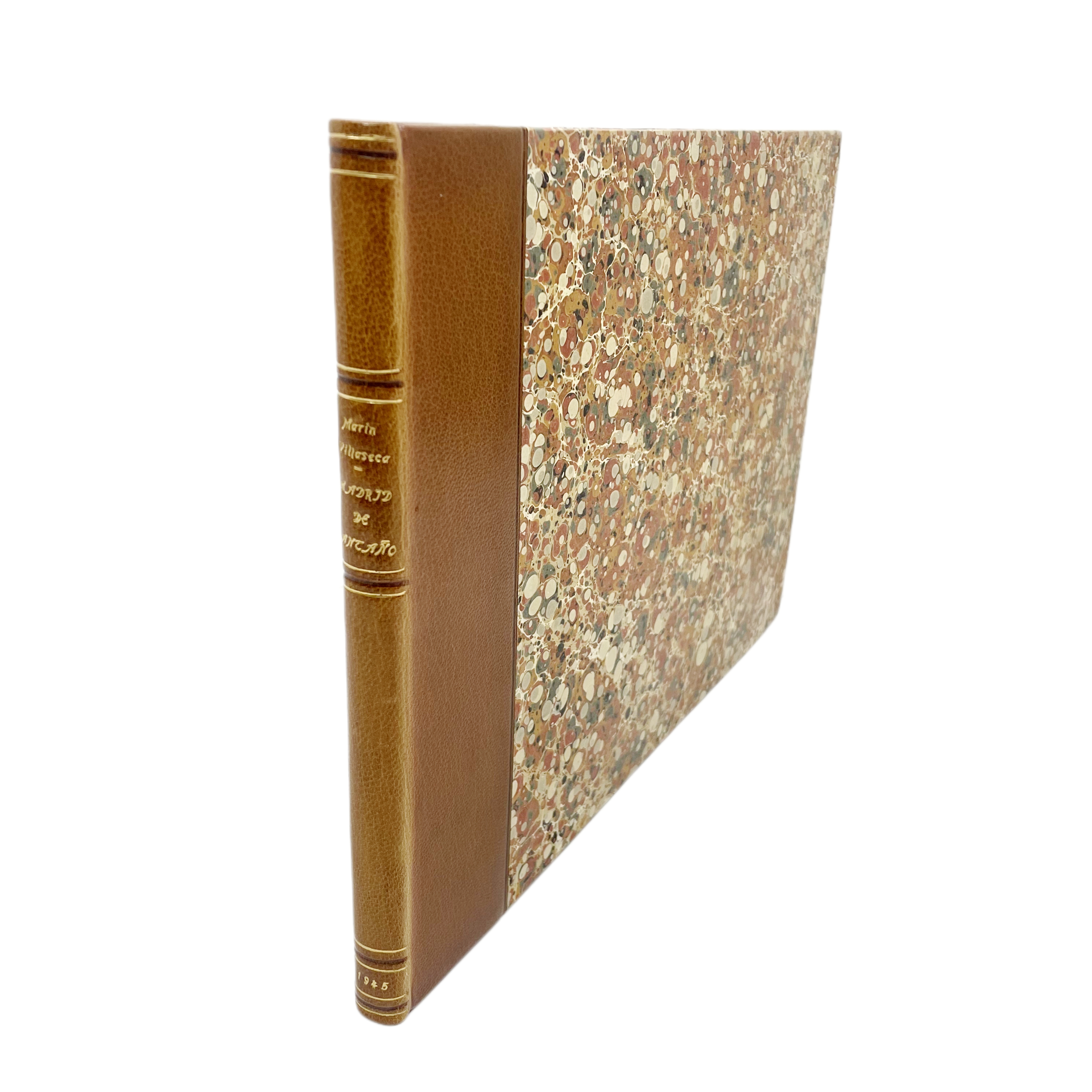 MADRID DE ANTAÑO EVOCACIÓN PLÁSTICA Y LÍRICA DE LA VIDA MATRITENSE DEL PASADO SIGLO / DIBUJOS DA DESMARVIL, TEXTO DE DESIDERIO MARÍN VILLASECA, PRÓLOGO TOMÁS BORRÁS.