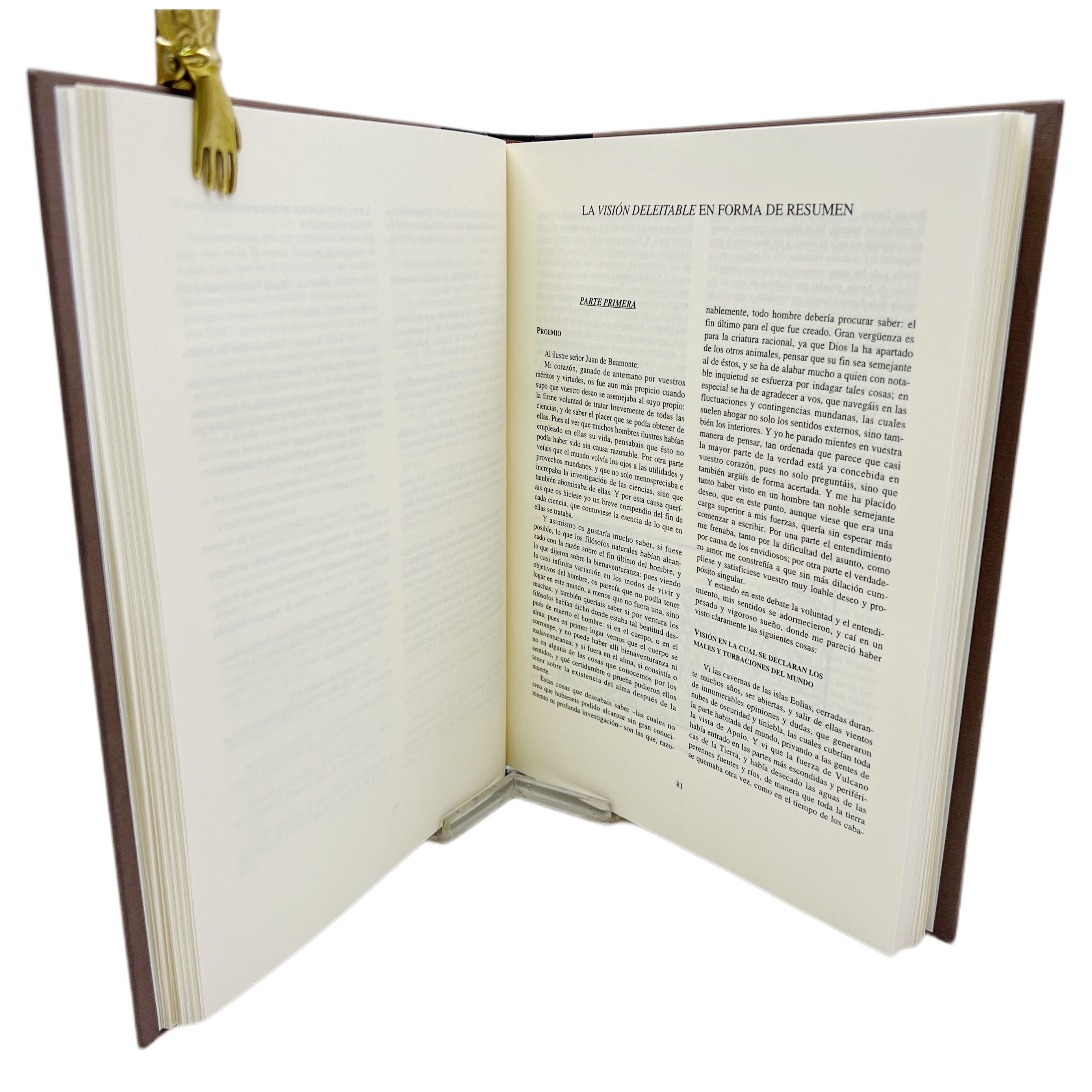 VISION DELEYTABLE DE LA PHILOSOFIA ET DE LAS OTRAS SCIENCIAS / ESTUDIO DE ISABEL RUIZ DE ELVIRA