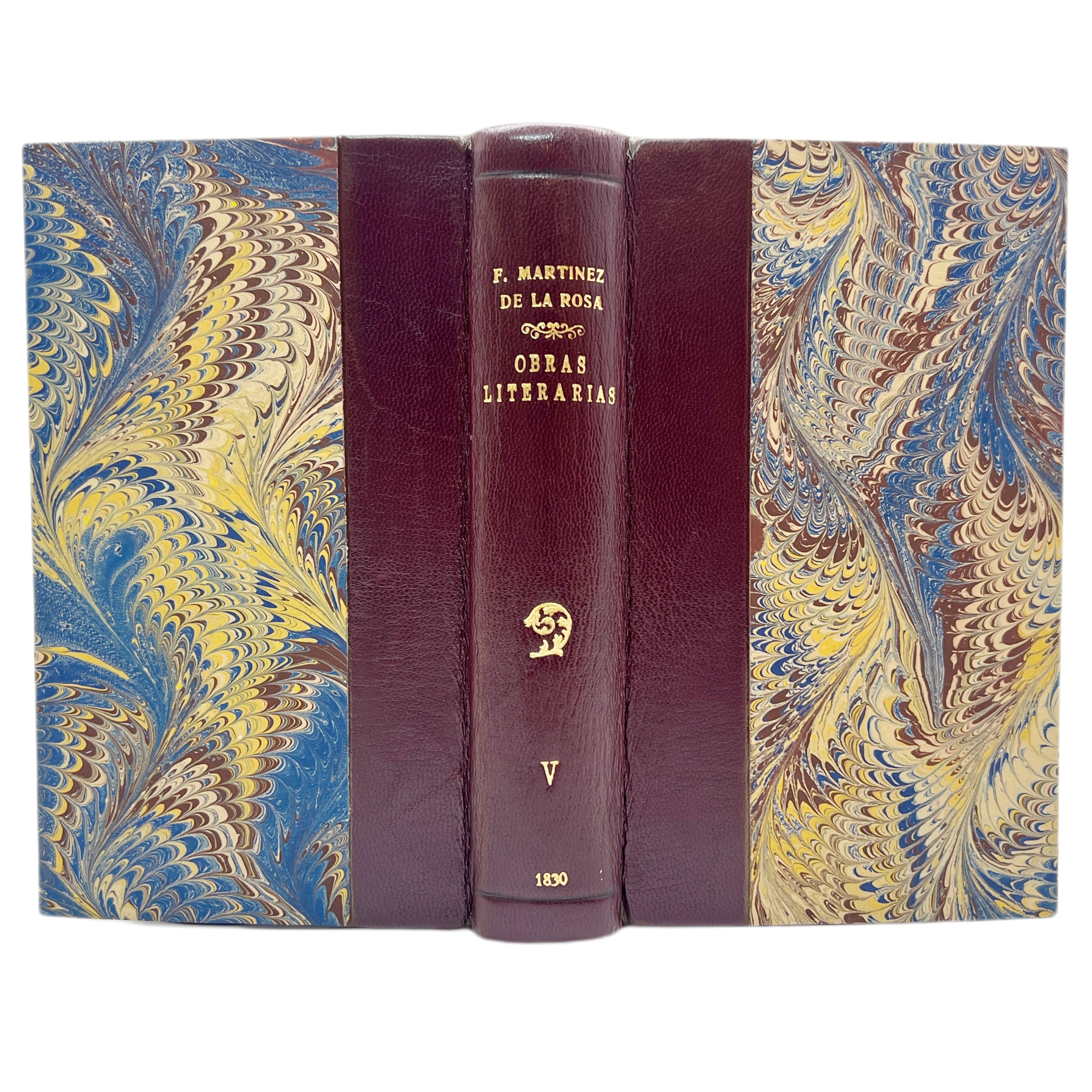 OBRAS LITERARIAS DE D. FRANCISCO MARTINEZ DE LA ROSA 5 VOLS.