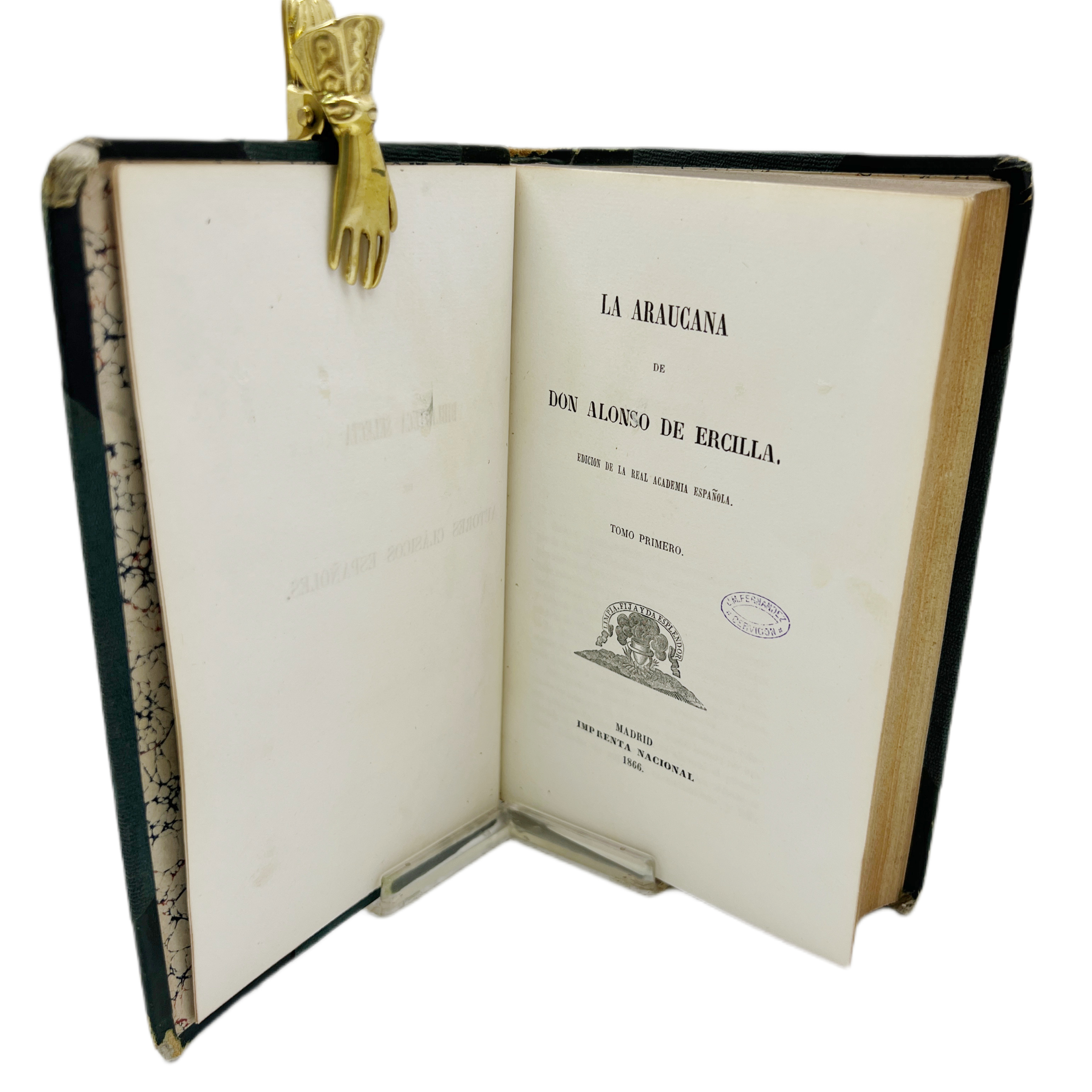 LA ARAUCANA DE ALONSO DE ERCILLA. EDICIÓN DE LA REAL ACADEMIA ESPAÑOLA.