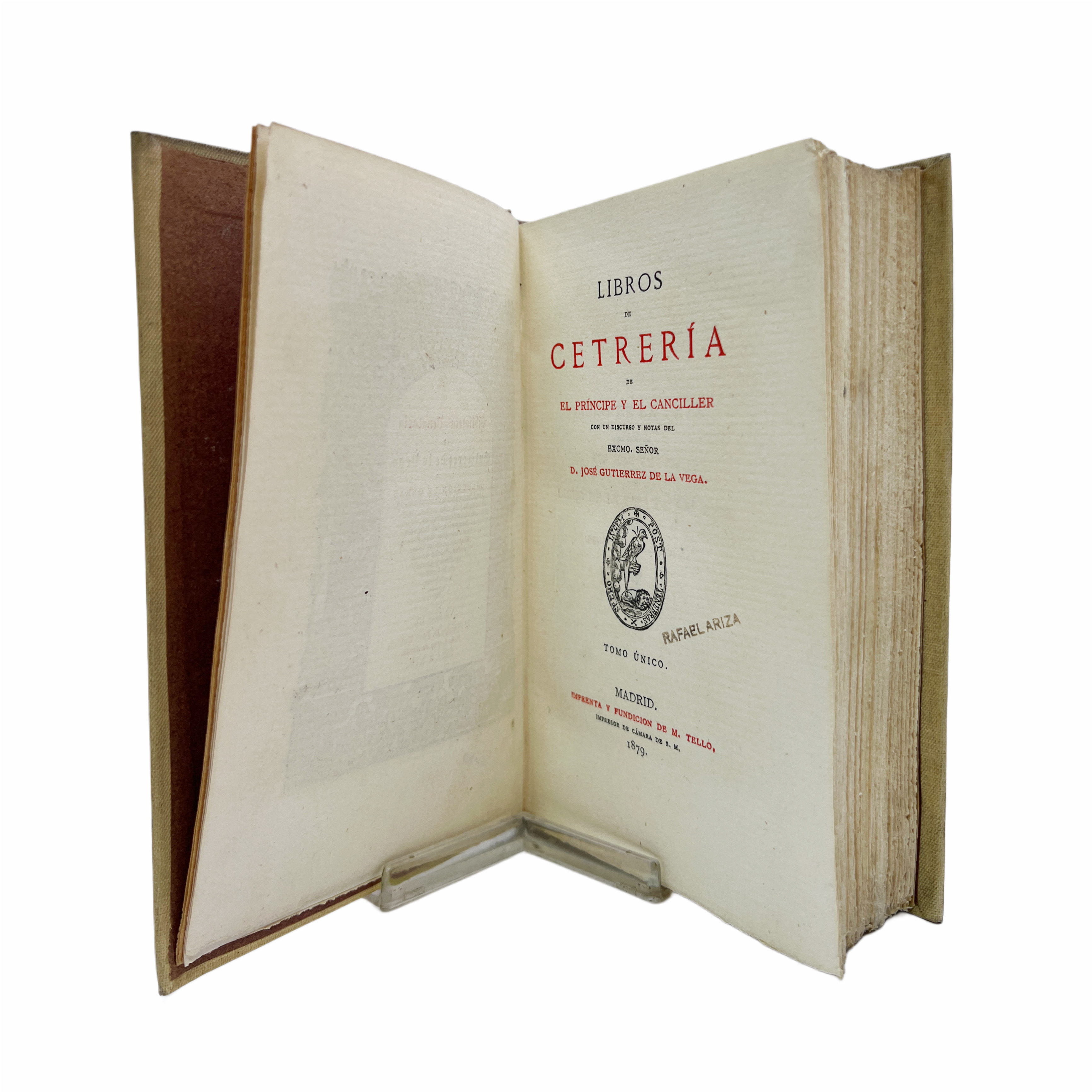 BIBLIOTECA VENATORIA COLECCIÓN DE OBRAS CLÁSICAS ESPAÑOLAS DE MONTERÍA, DE CETRERÍA Y DE CAZA MENOR , RARAS INÉDITAS O DESCONOCIDAS, DESDE LA FORMACIÓN DEL LENGUAJE HASTA NUESTROS DÍAS , PARA ILUSTRACIÓN DE LOS CAZADORES, DELEITE DE LOS ERUDITOS ...