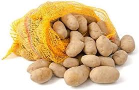 Saco de patatas amarilla