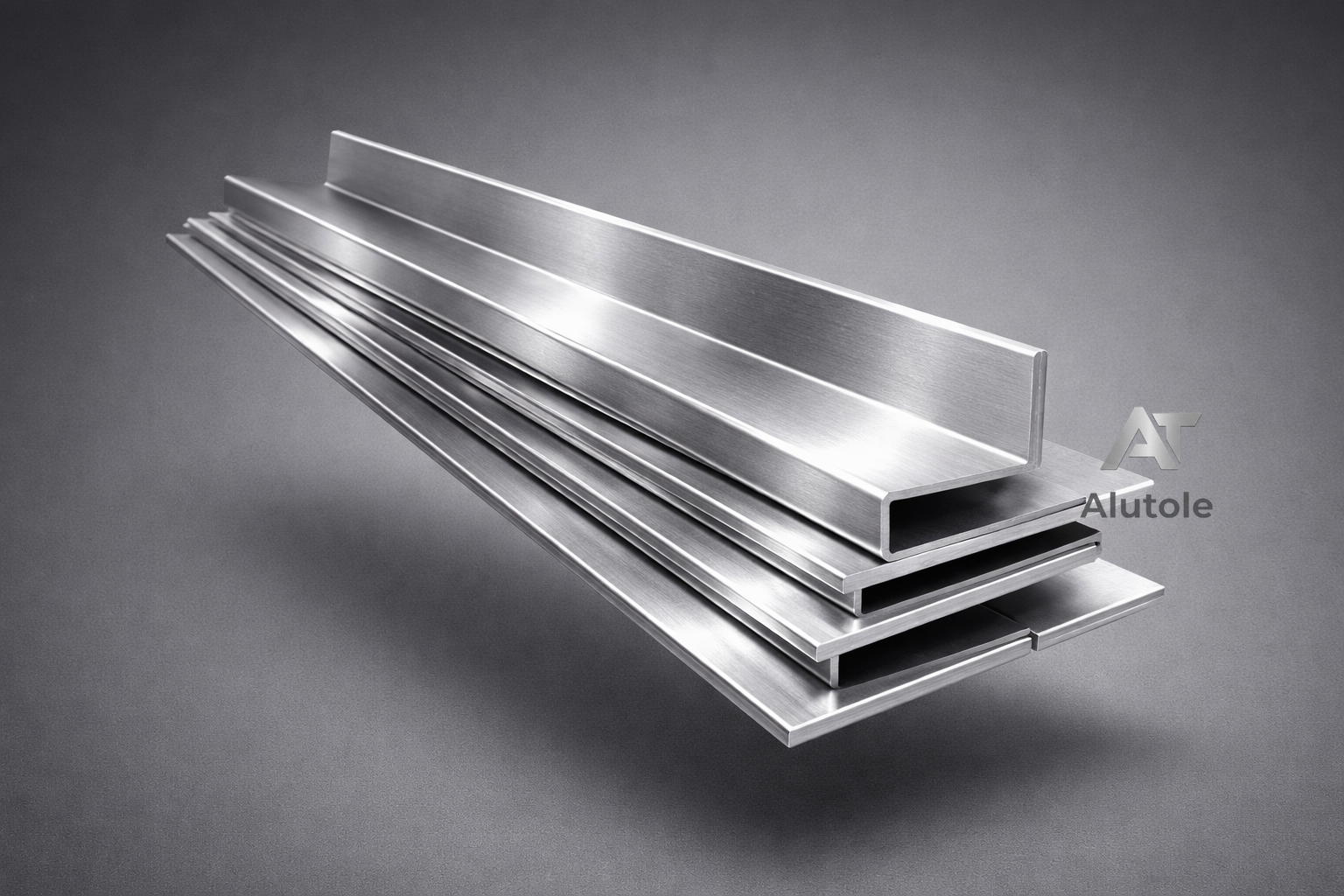 Cornière Aluminium Laqué Gris