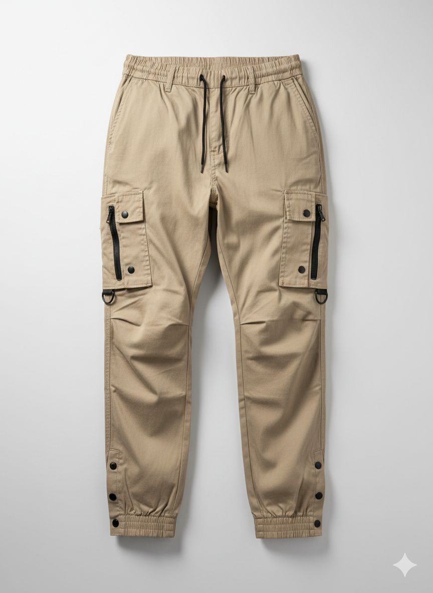 Pantalon cargo vert