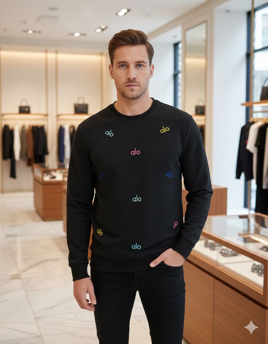 Sweat-shirt blanc tendance