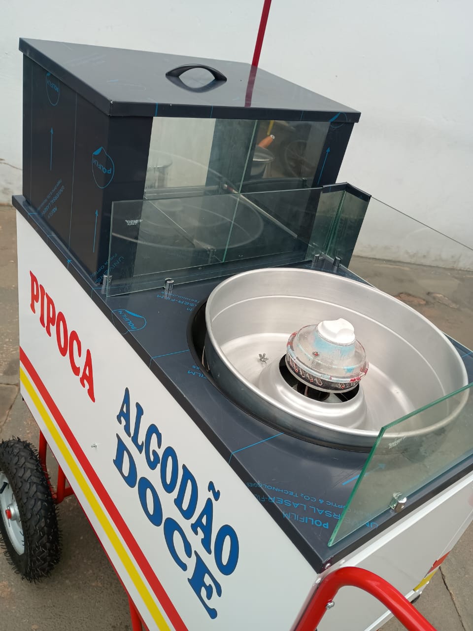 Carrinho de Pipoca E Algodão Doce