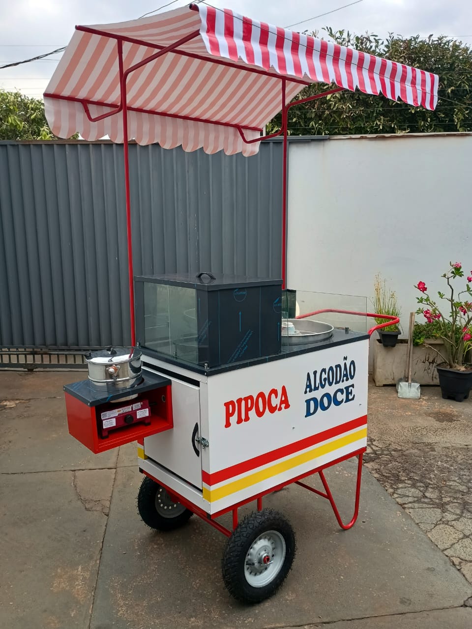 Carrinho de Pipoca E Algodão Doce